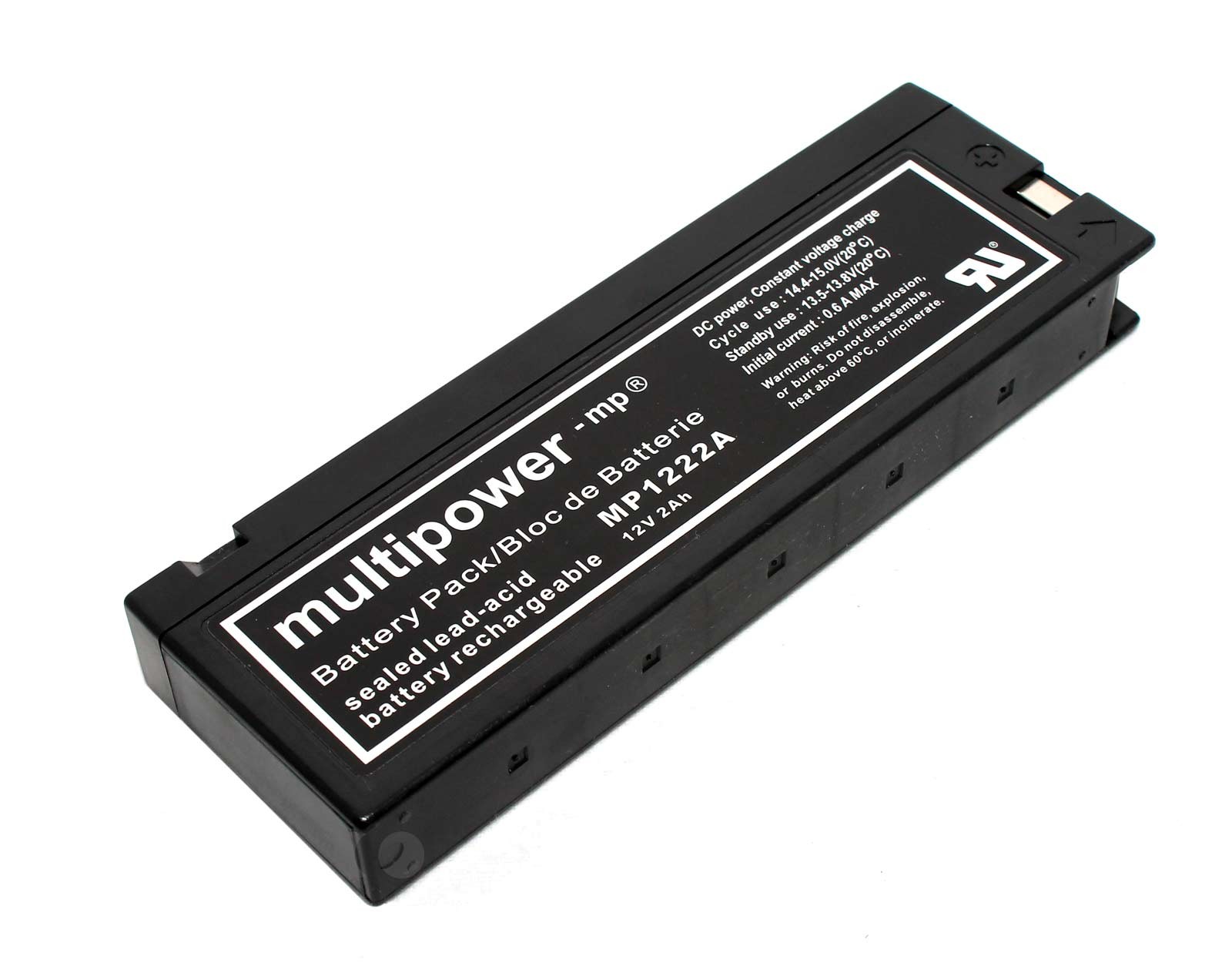 Multipower Blei-Akku MP1222A u.a. für Motorola International 1000 Autotelefon