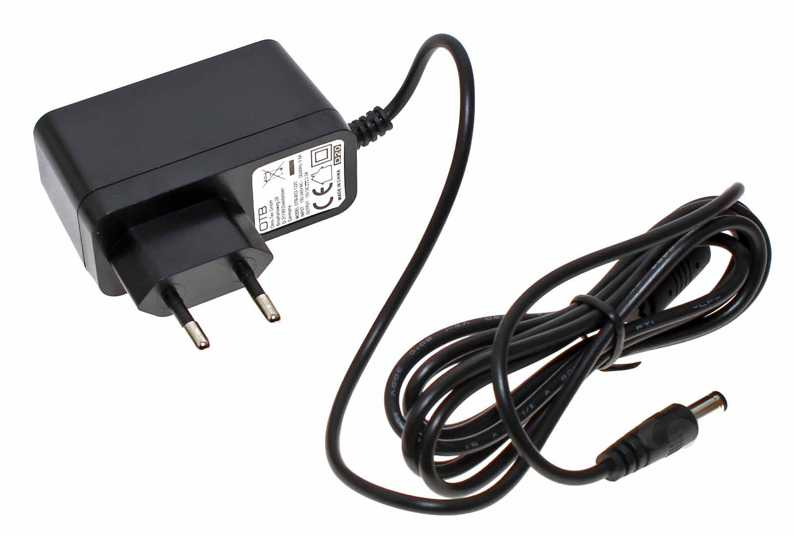 Alternatives Netzteil, Stromadapter, Stromkabel mit 12V und 2.0A für Patton SmartNode 4112 VoIP Media Gateway