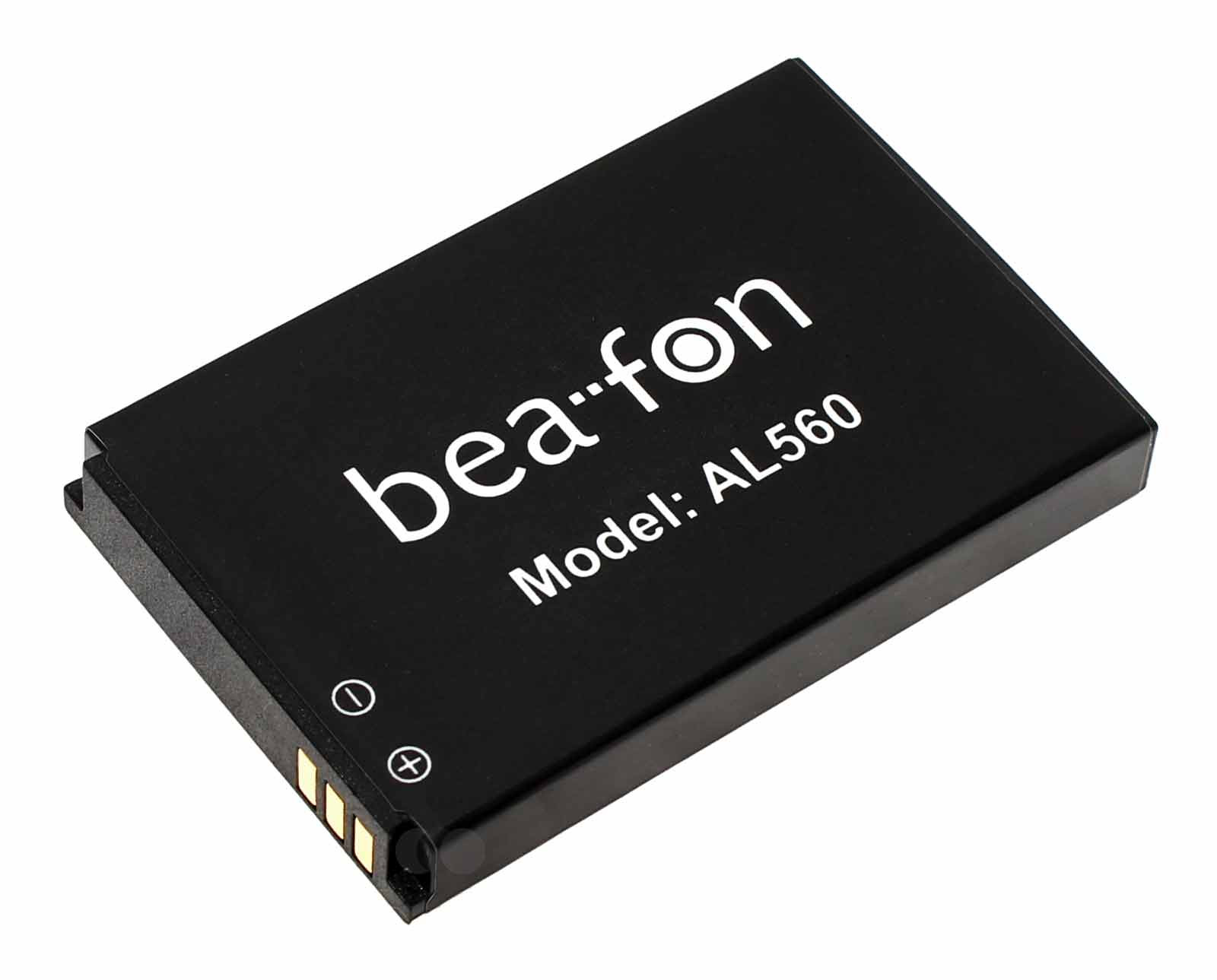 Original Li-Ion Akku für bea-fon AL560 Handy mit 3,7 Volt Spannung und 1450mAh Kapazität