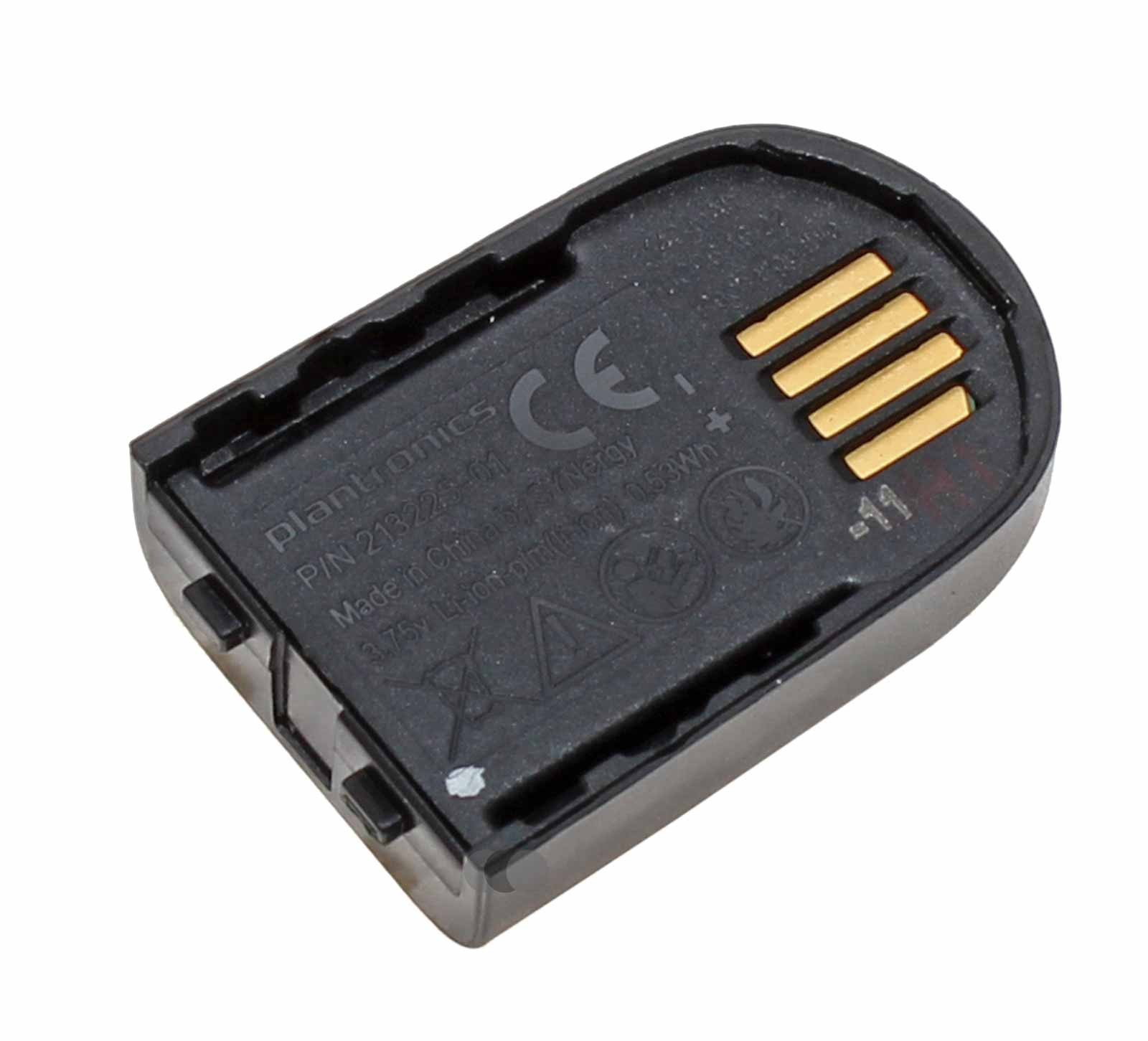 Original Li-Ion Akku für Plantronics / Poly Savi 8240 und Savi 8245 Wireless Headset mit 3,75 Volt Spannung und 140mAh Kapazität, Hersteller Artikelnummer 215802-01.