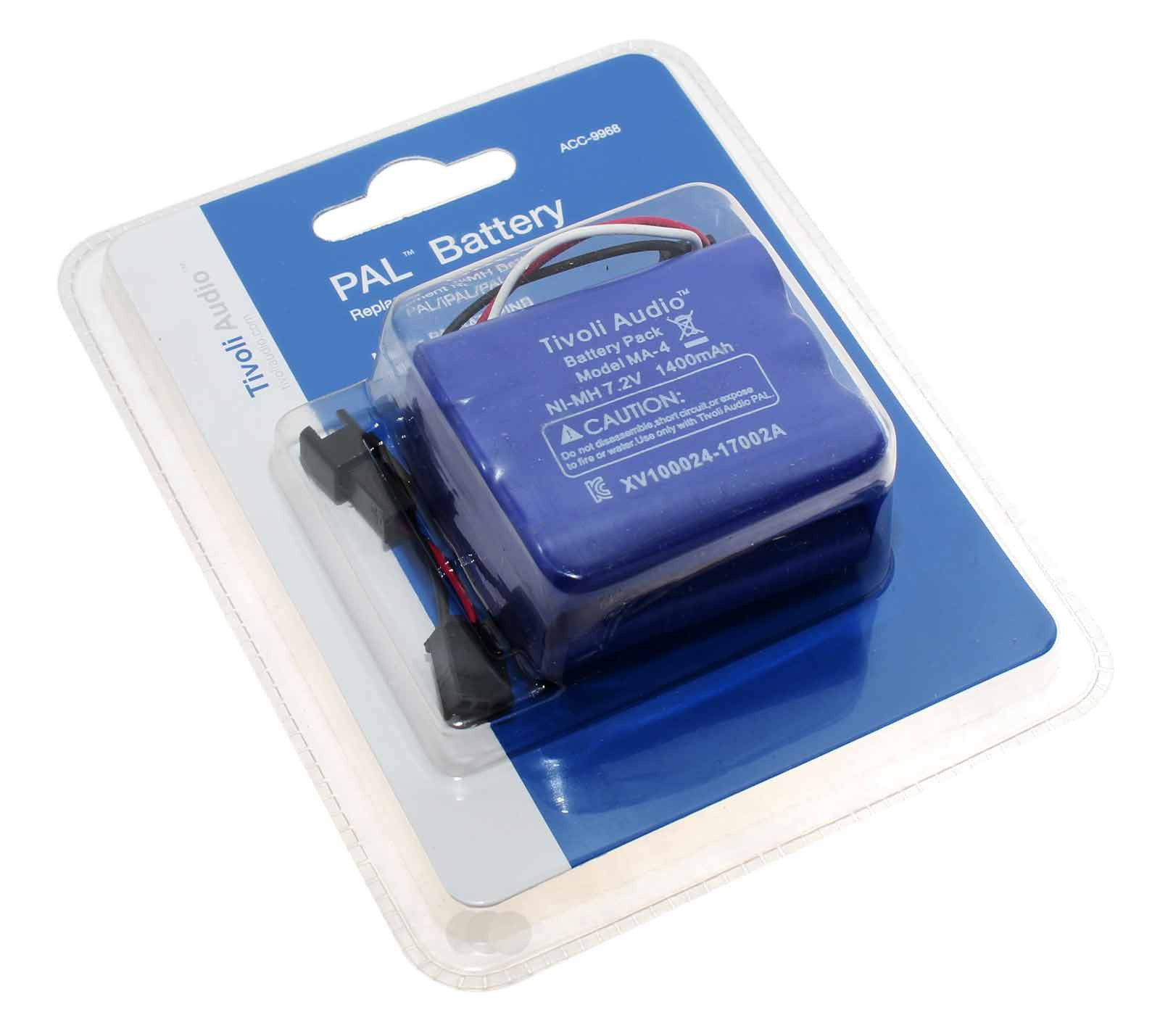 Original Akku für Tivoli PAL, iPAL, PAL BT, MA-4 ersetzt MA-1, MA-2, MA-3, PP-1, 7,2V, 1400mAh