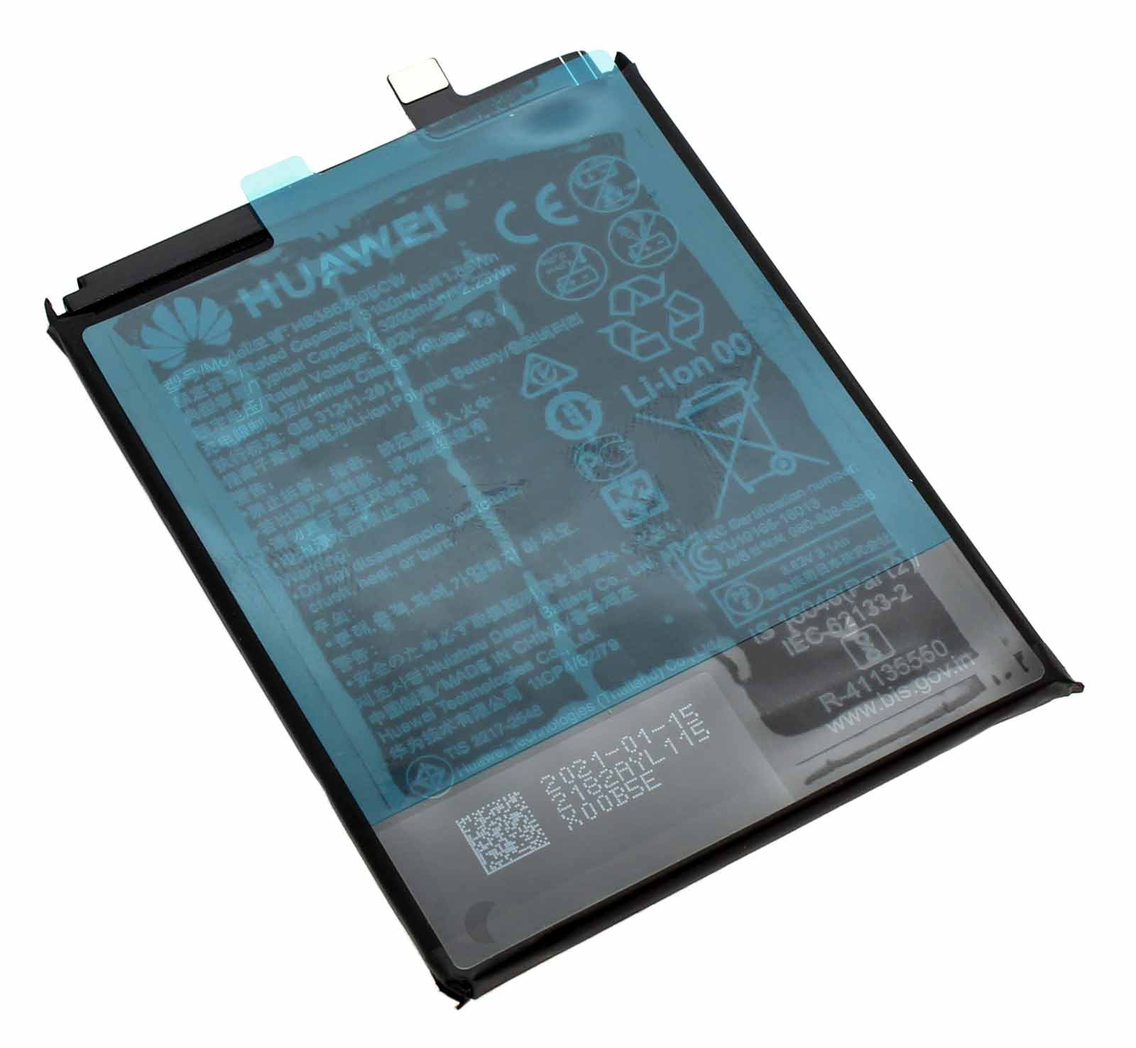 Original Akku Huawei HB386280ECW für Huawei P10, Honor 9, 3,82V, 3200mAh, 24022182