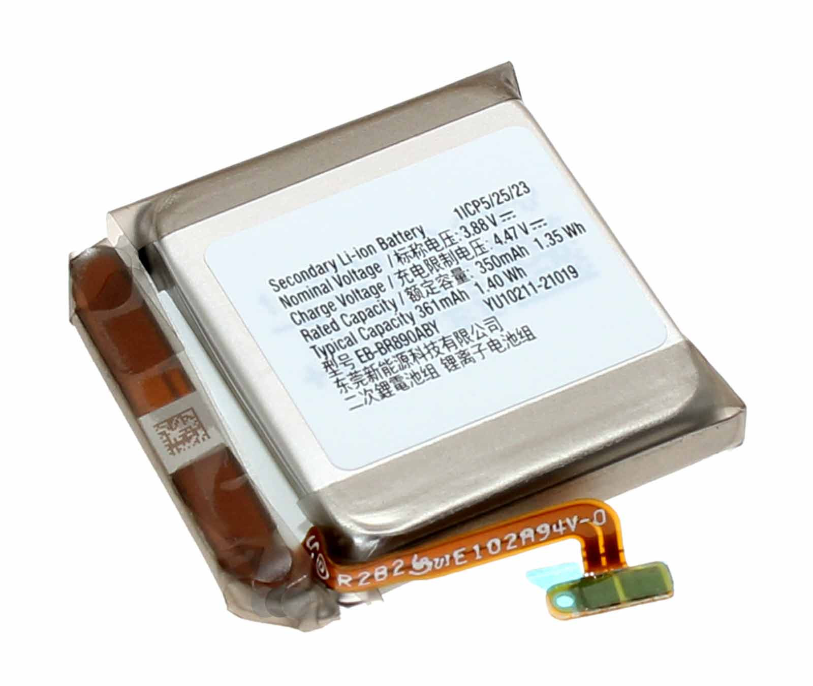 Original Akku Samsung EB-BR890ABY für Galaxy Watch 4, 3,88V, 350mAh, GH43-05066A