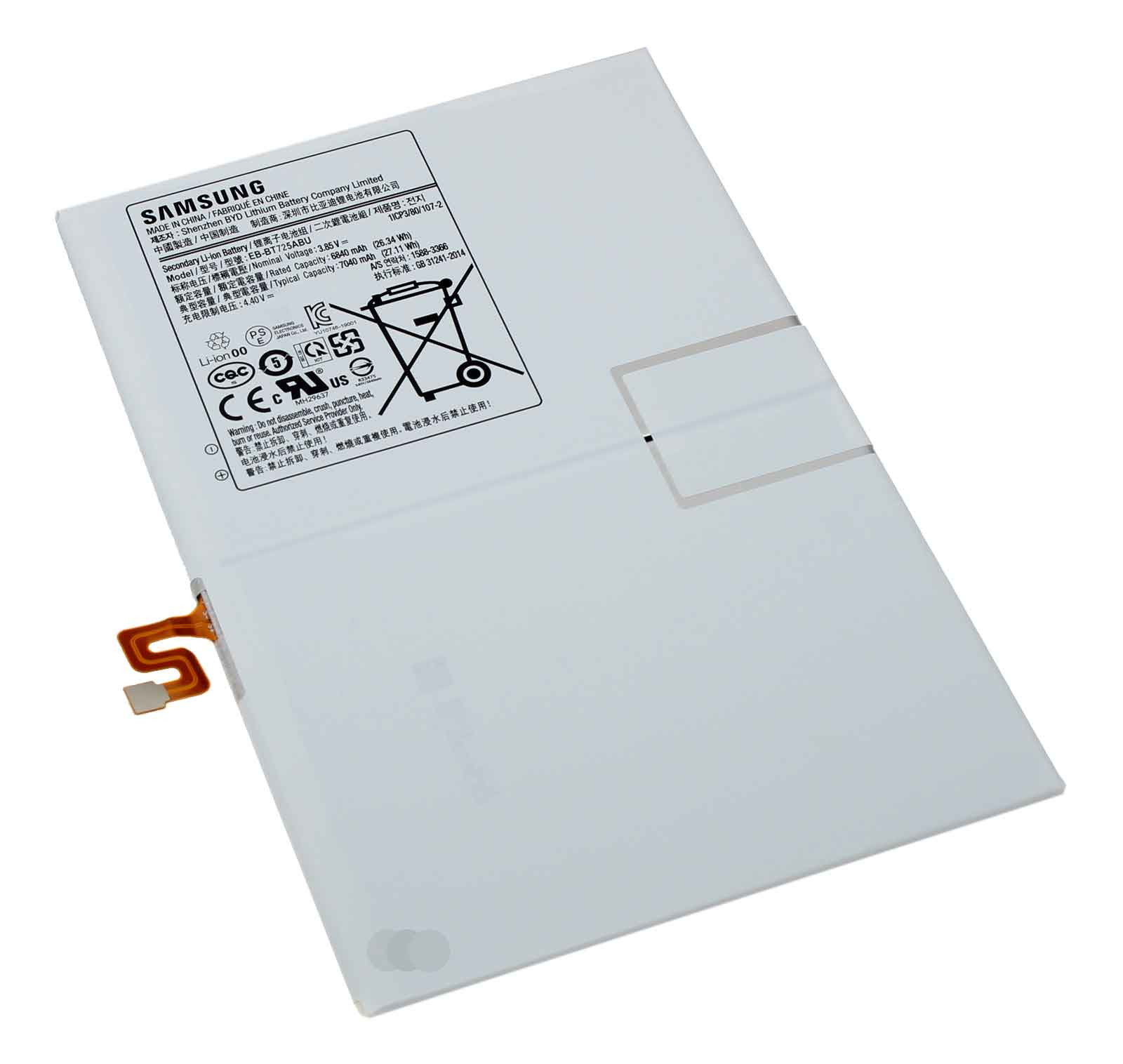 Original Akku Samsung EB-BT725ABU für Galaxy Tab S5e, S6, S6 Lite, 3,85V, 7040mAh, GH43-04928A