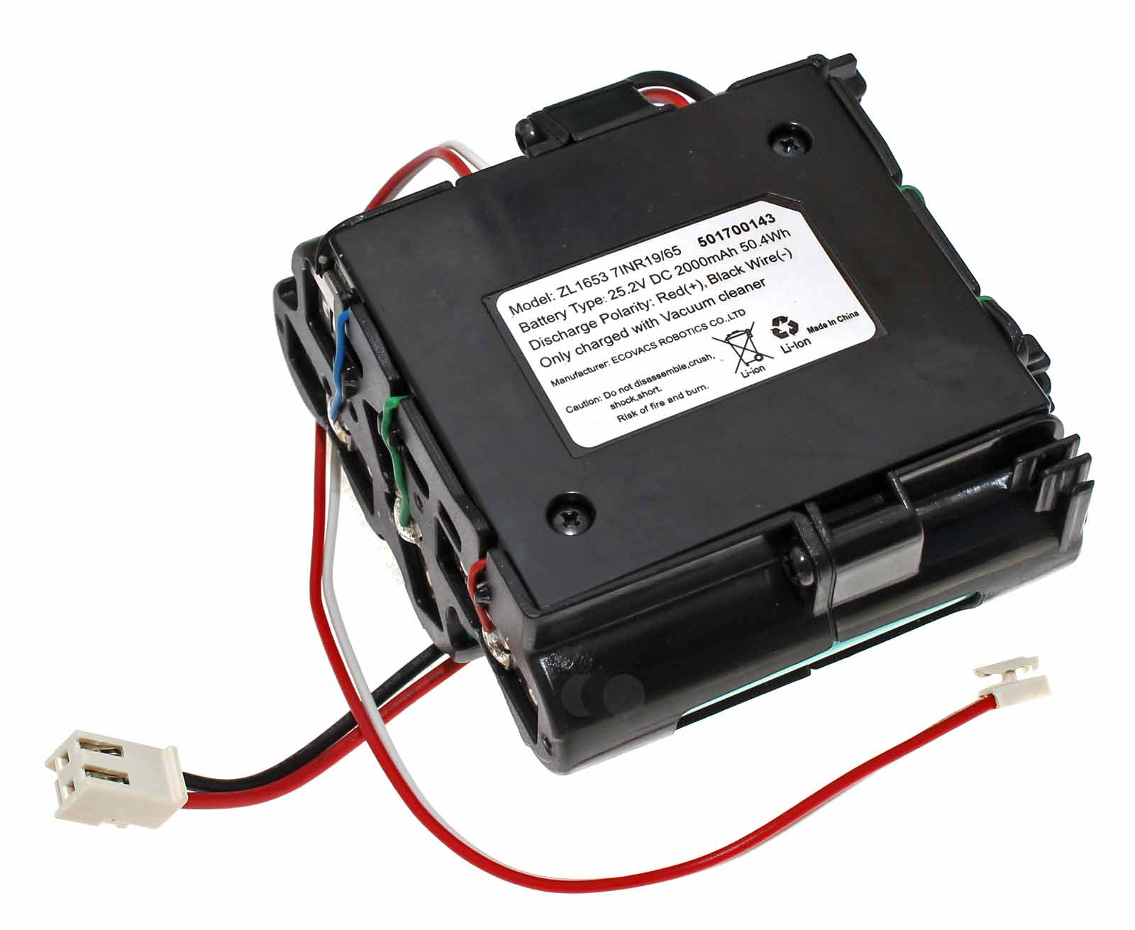 Original Ecovacs Li-Ion Akku, ZL1653, 206-1653-0005, 7INR19/65, 25,2V, 2000mAh