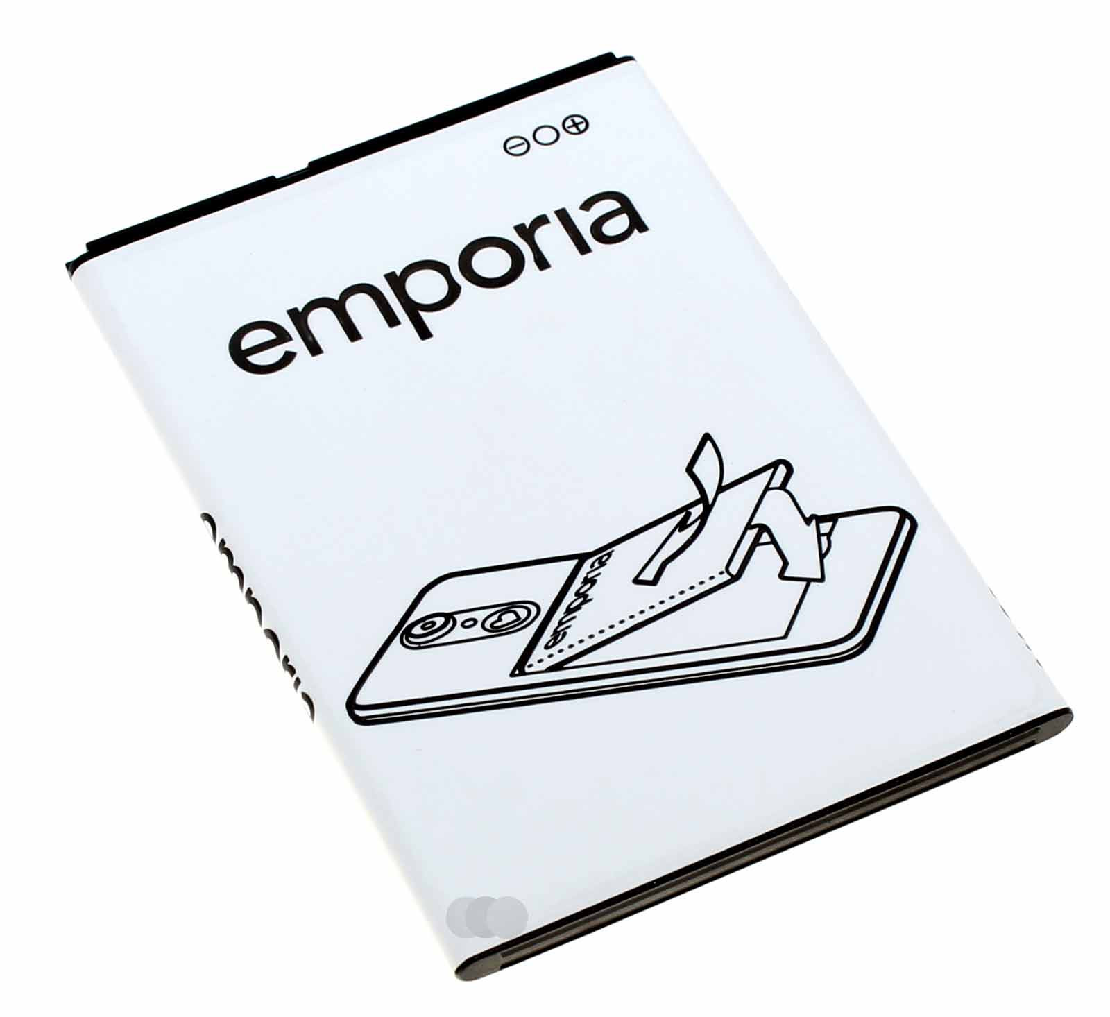 Original emporia AK-S3-BC Akku für emporia SMART.3 Seniorenhandy, 3,8V, 2500mAh