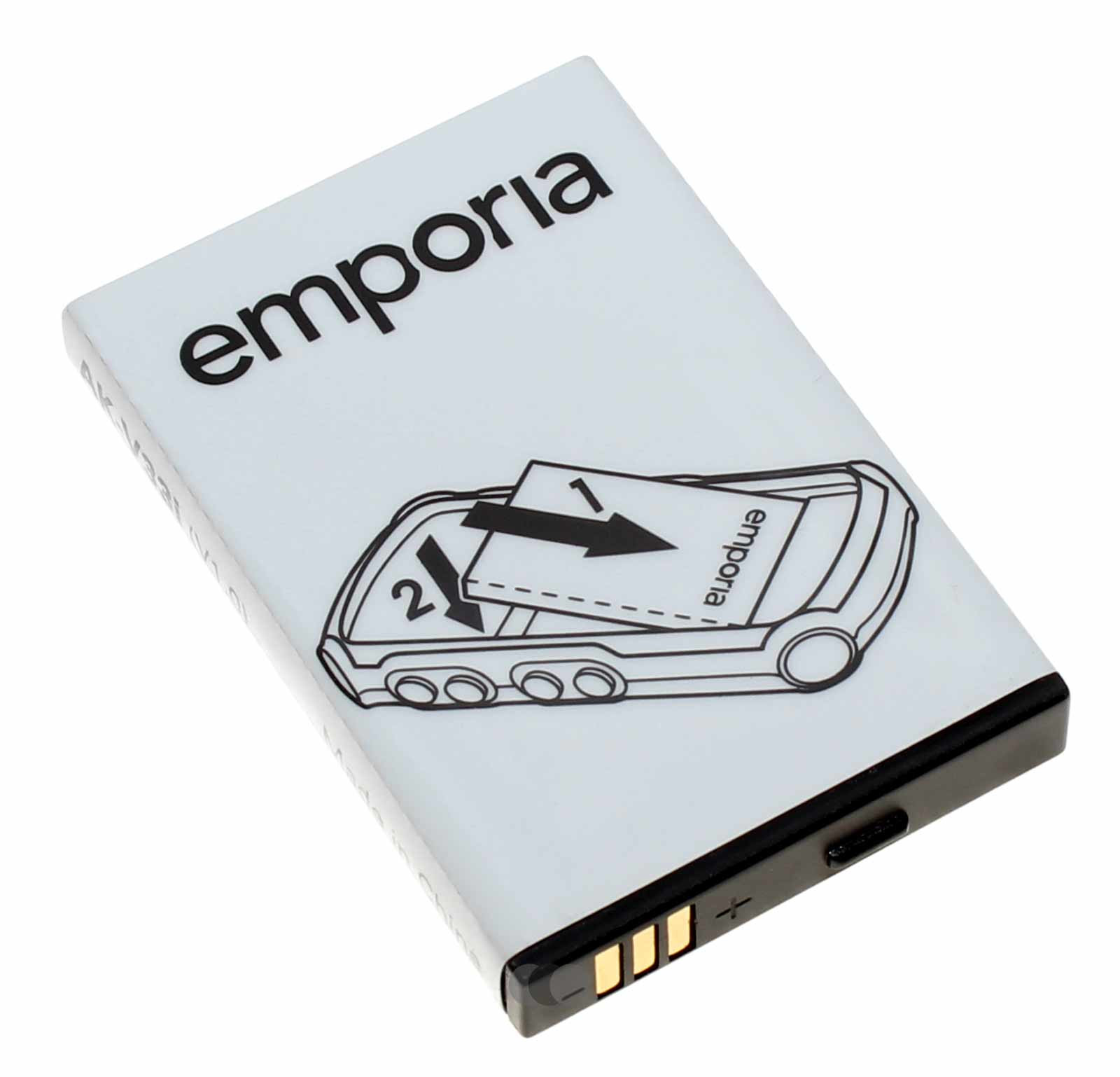 Original emporia AK-V33i Akku für emporia SOLID V33i Seniorenhandy, 3,7V, 1750mAh