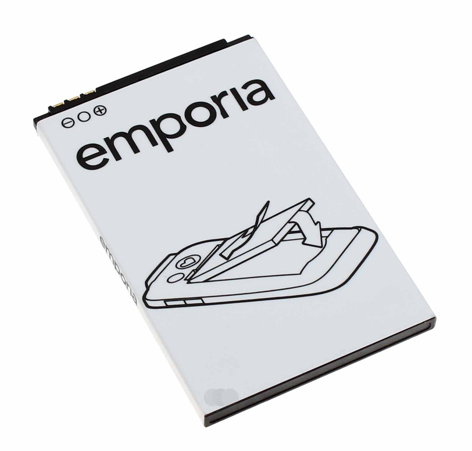 Original emporia AK-V50-4G-BC Akku für emporia ACTIVE V50 Seniorenhandy, 3,8V, 1400mAh