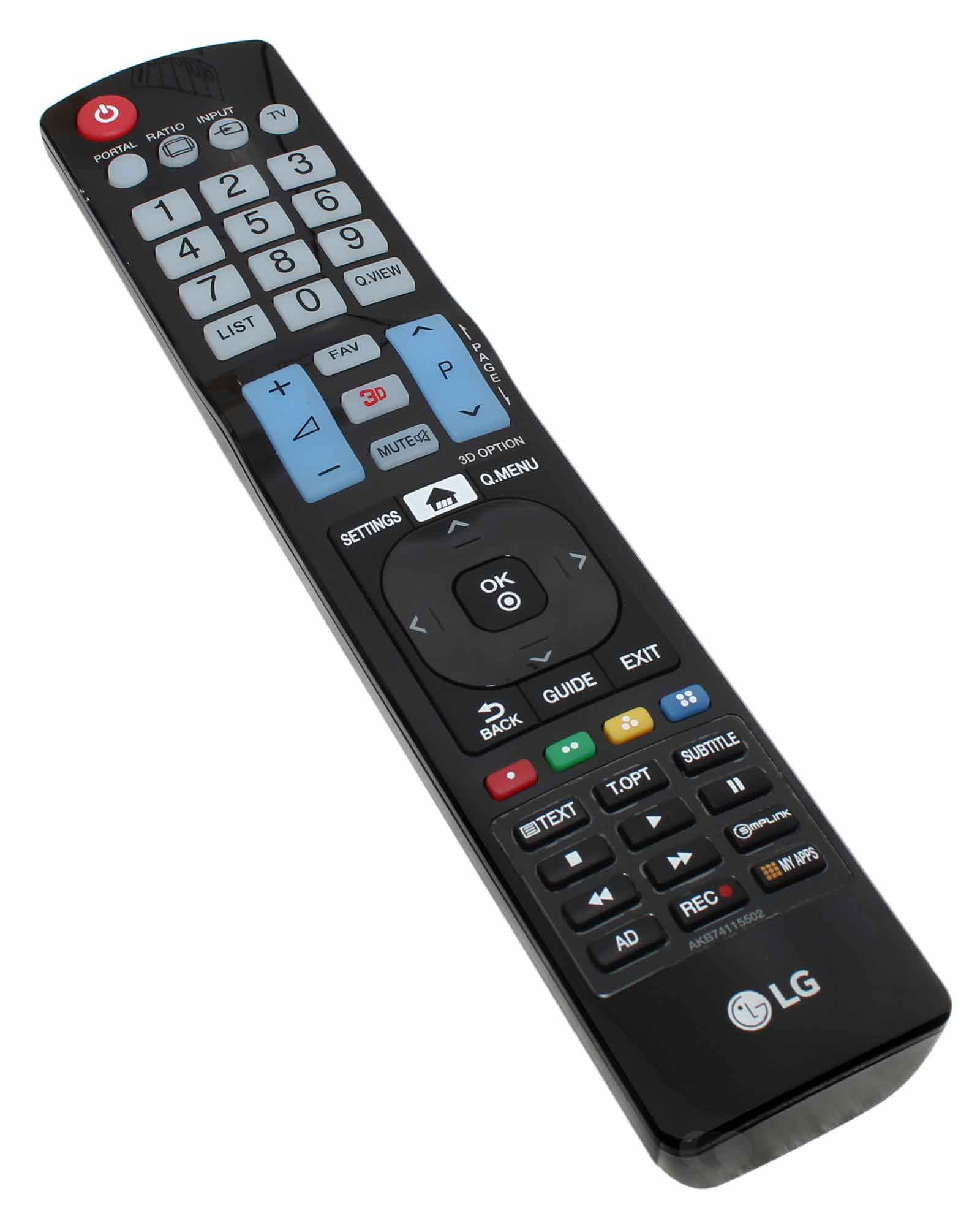 Original LG AKB74115502 Fernbedienung für 3D Fernseher TV für LG 32LV5500, LG 37LV3500 u.a.