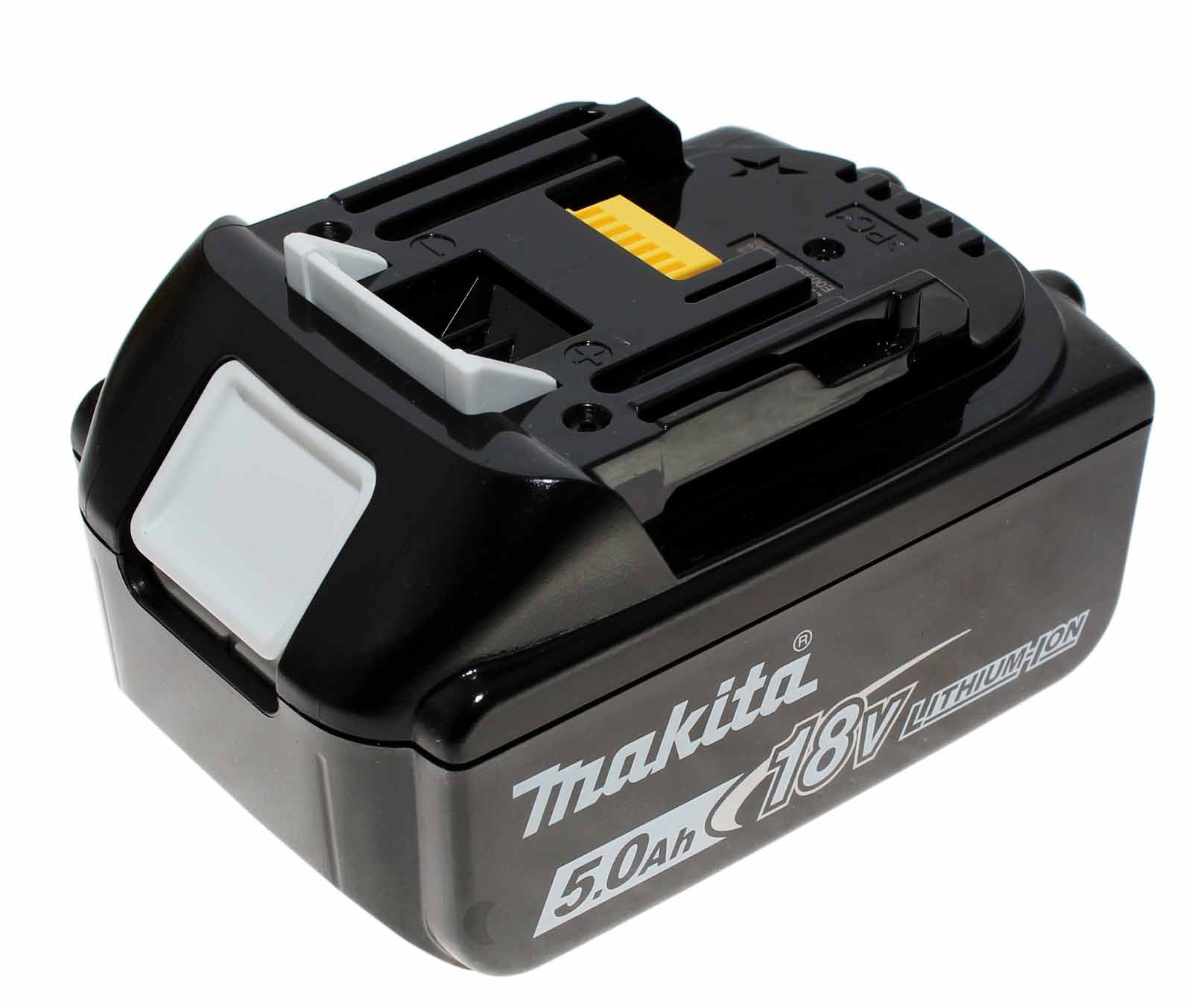 Original Makita BL1850B Li-Ion Werkzeug Akku mit Ladestandanzeige, 18V, 5Ah, 196672-8