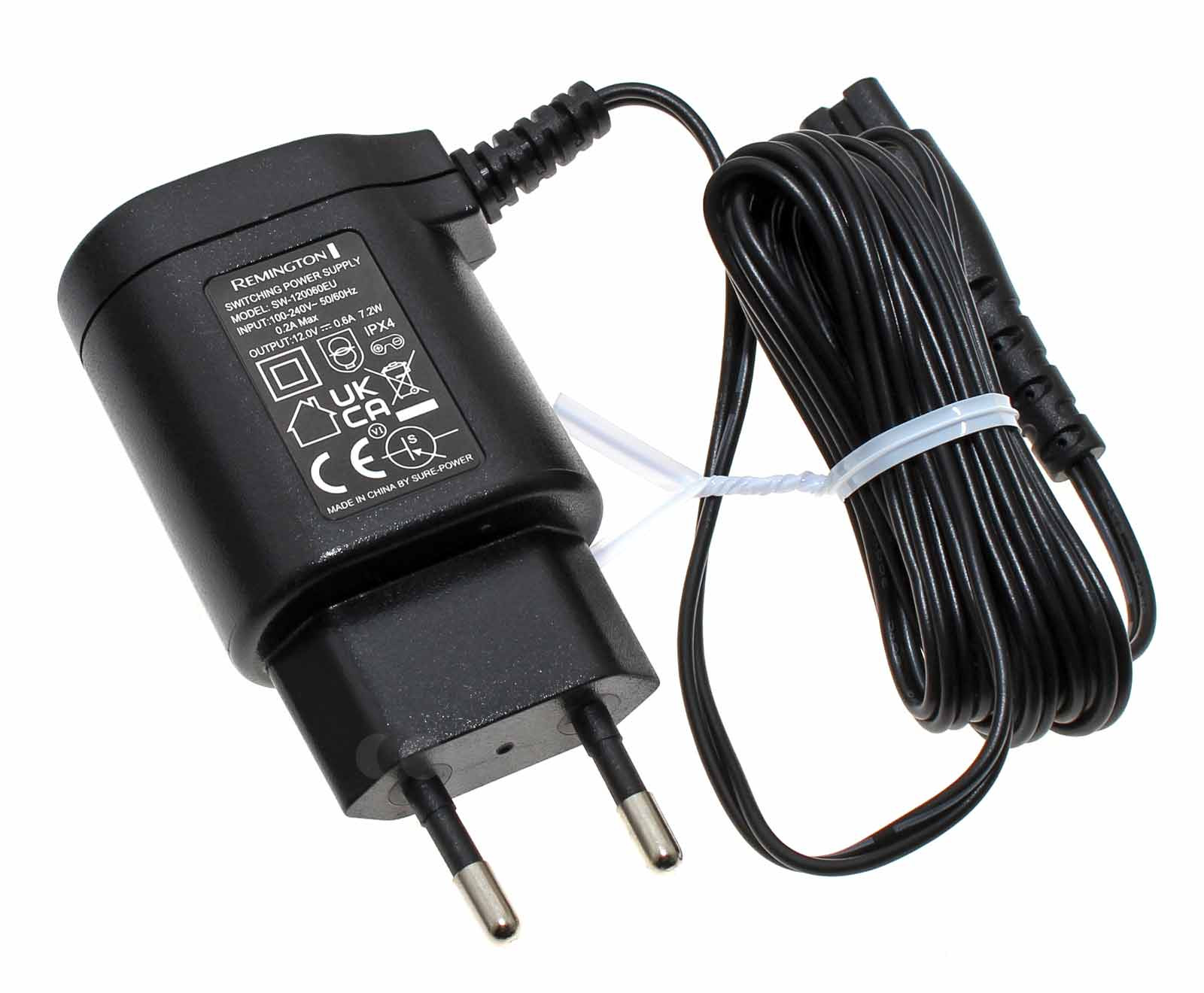 Original Netzteil Ladegerät für Remington EP7020, F7800, HC5880, MB4850 u.a., 44268560100, 12V, 0,6A, 7,2W
