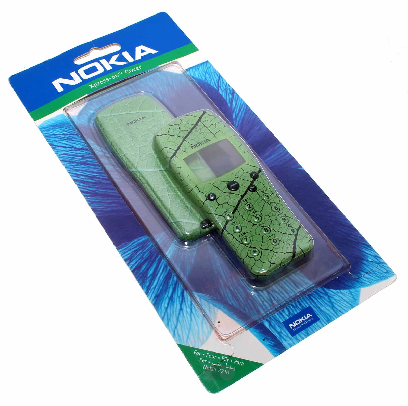 Nokia SKR-8 (Blatt grün) Xpress-on Cover für Nokia 3210 Handy, Mobiltelefon