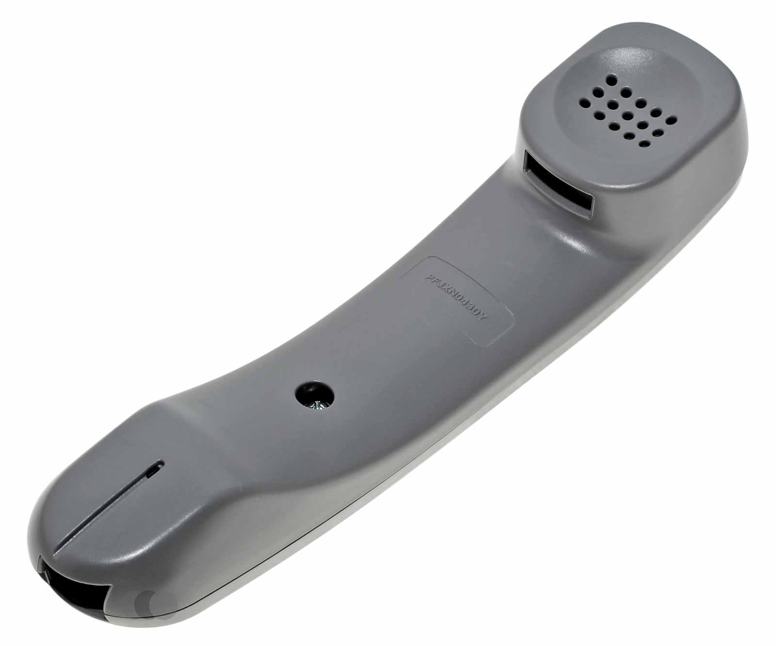 Original Panasonic Telefonhörer passend für Panasonic KX-FP205 und KX-FP215 DECT-Telefone in der Farbe grau. Ersatzteil Teilenummer PFJXN0430Y