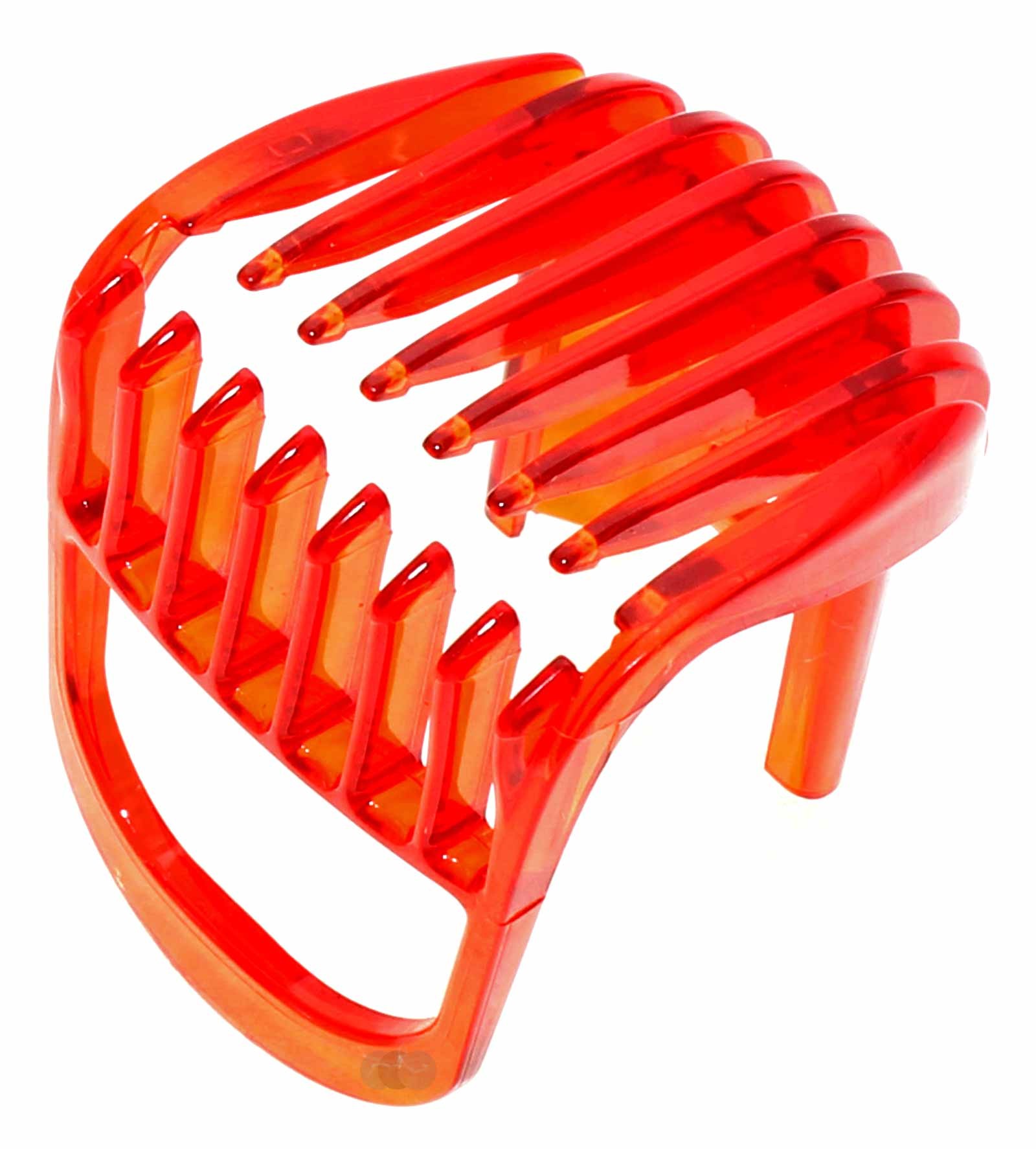 PHILIPS original Bart Kamm, Kammaufsatz, Aufsteckkamm aus Plastik, Farbe rot für Bartschneider, Bart-Trimmer, Rasierapparat BT405 u.a.