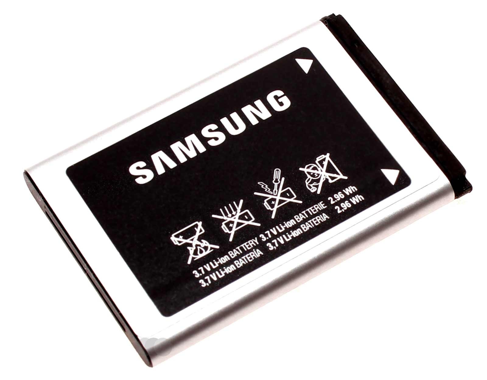Original Samsung Akku  AB463446BU (GH43-03241A) Li-Ion für Samsung Handy, Smartphone, Mobiltelefon mit 3,7 Volt und 800mAh Kapazität