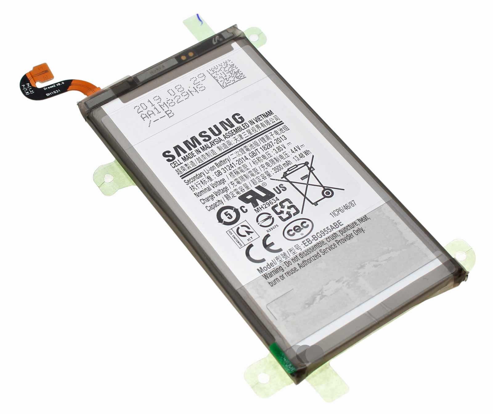 Original Samsung EB-BG955ABE, GH82-14656A Akku für Samsung Galaxy S8+ Plus (G955F), 3,85V, 3500mAh