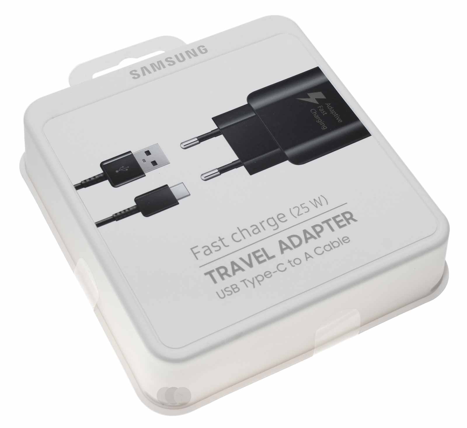 Original Samsung EP-TA300 25W Typ-C Schnell Ladegerät, Ladeadapter, Netzteil, schwarz, EP-TA300CBEGWW