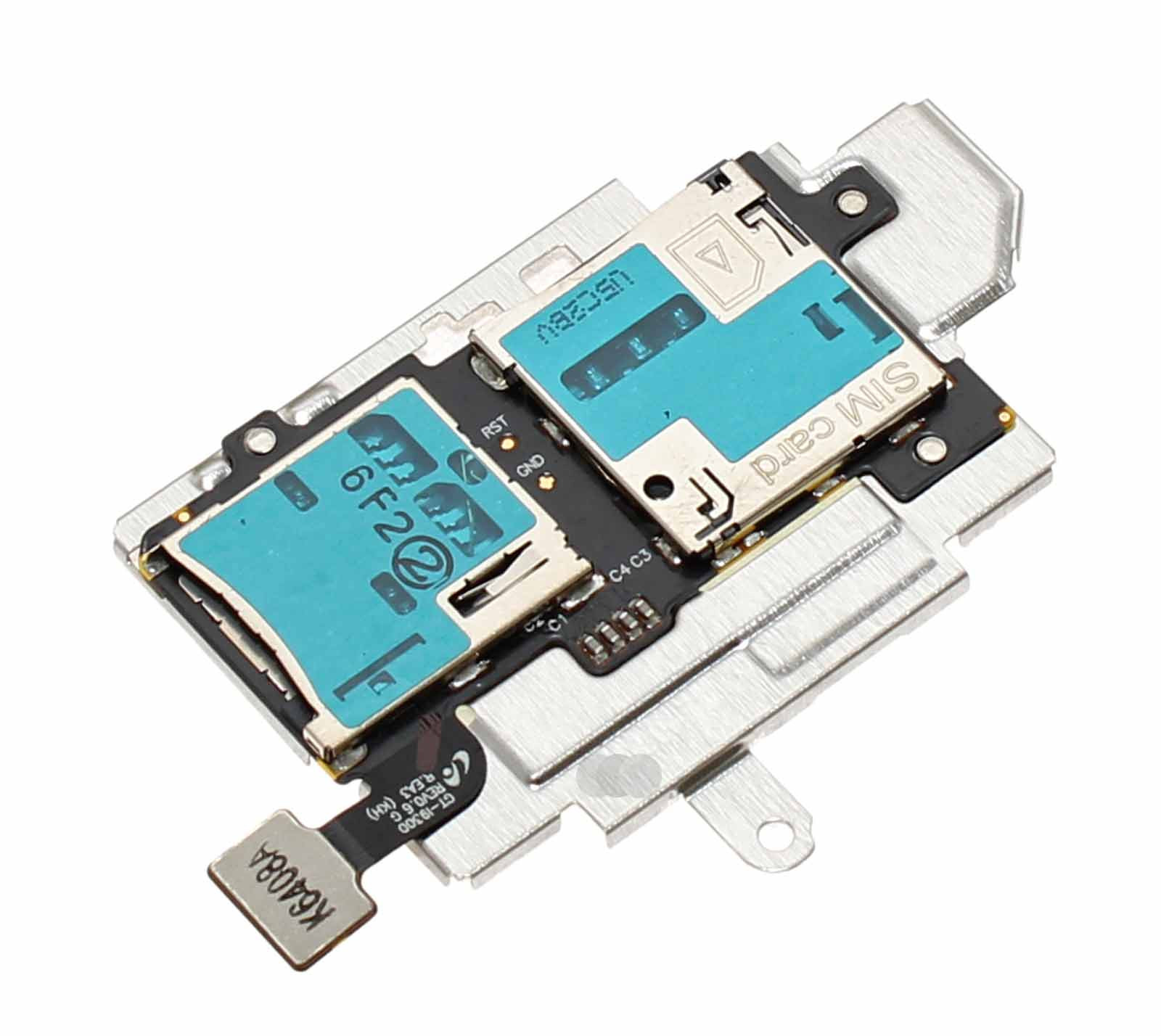 Original Samsung Sim- und SD Kartenleser Modul, Bauteil für Galaxy S3 (i9300) Smartphone, Ersatzteil Artikelnummer GH96-05609A.