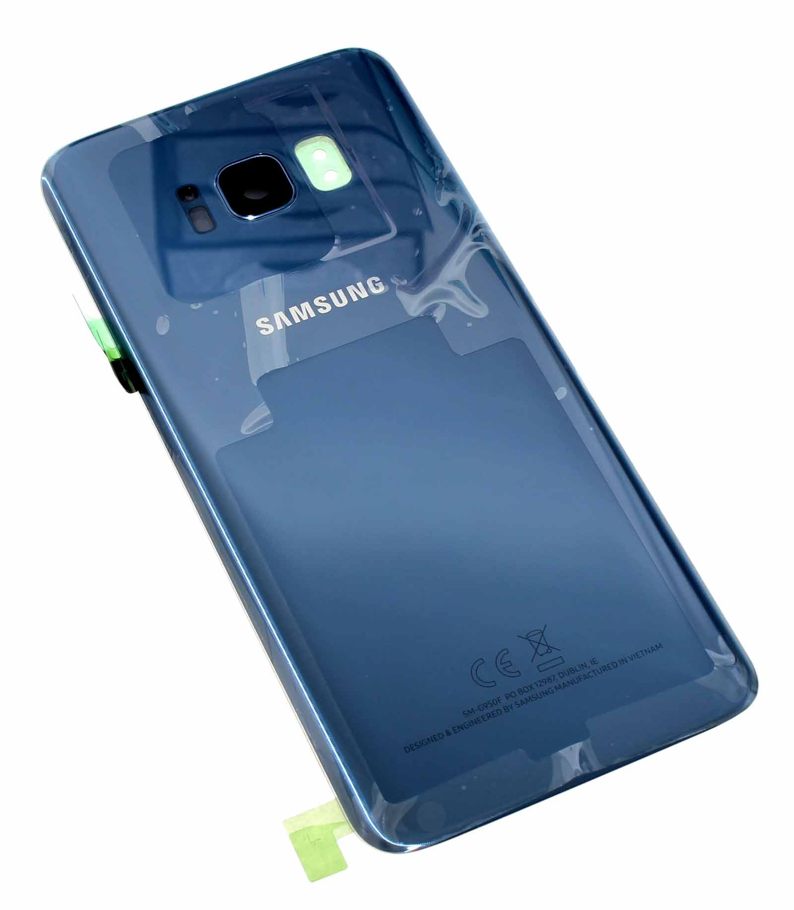 Original Samsung Galaxy S8 G950F Akkudeckel, Gehäuse Rückseite, schwarz, GH82-13962D, Back Cover