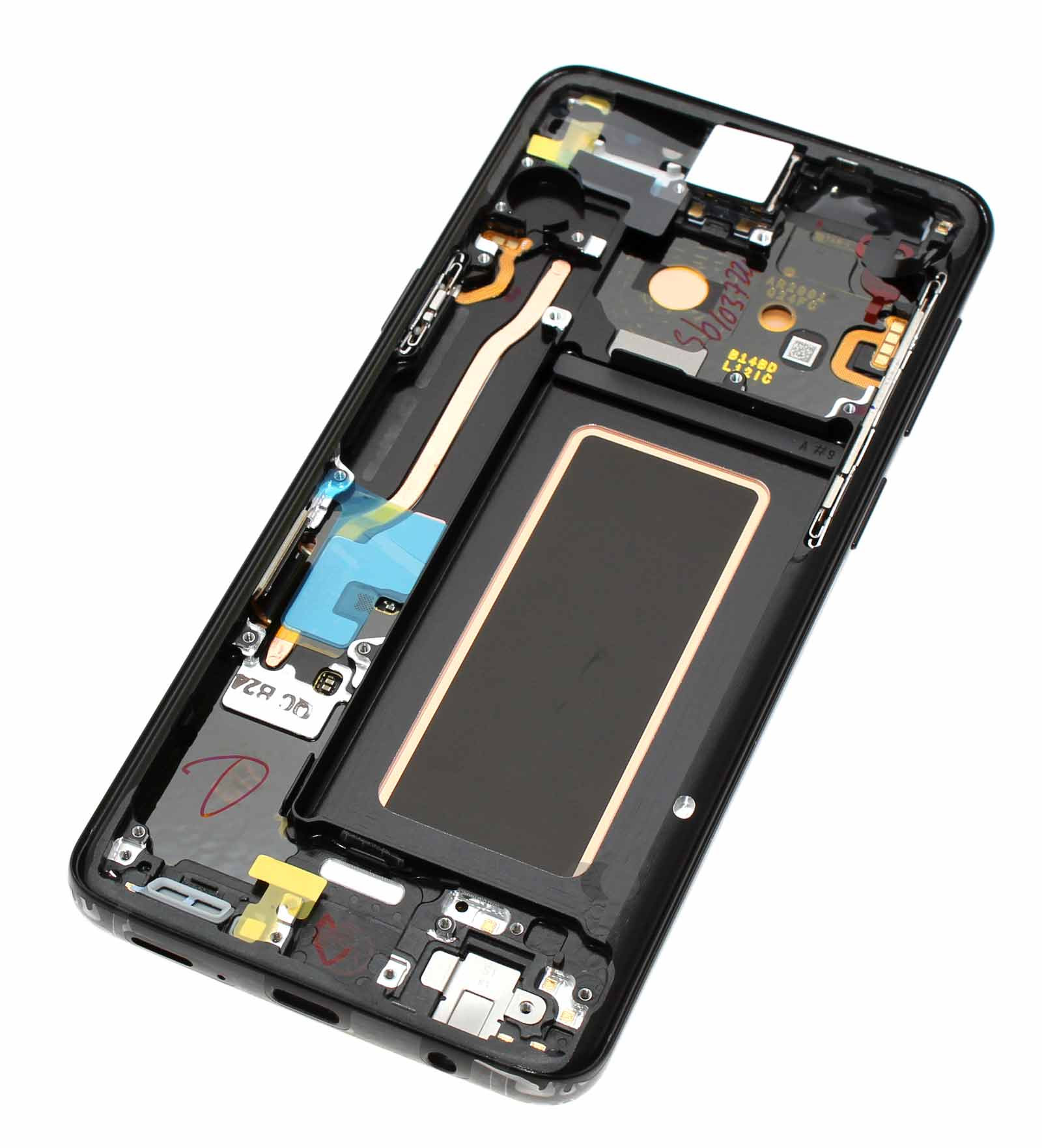 Original Samsung Display, Bildschirm, LCD Touchscreen Kompletteinheit für Samsung Galaxy S9 (SM-G960F) Handy, Smartphone in Farbe schwarz, Ersatzteil Teilenummer GH97-21696A