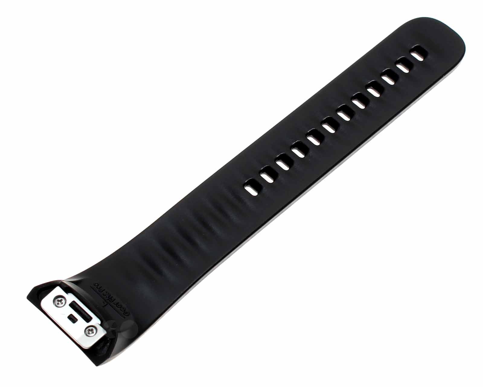 Original Samsung Gear Fit 2 Pro (SM-R365) Uhrenarmband Gr. L schwarz, GH98-41539A, Verstellgurt, Lochriemen