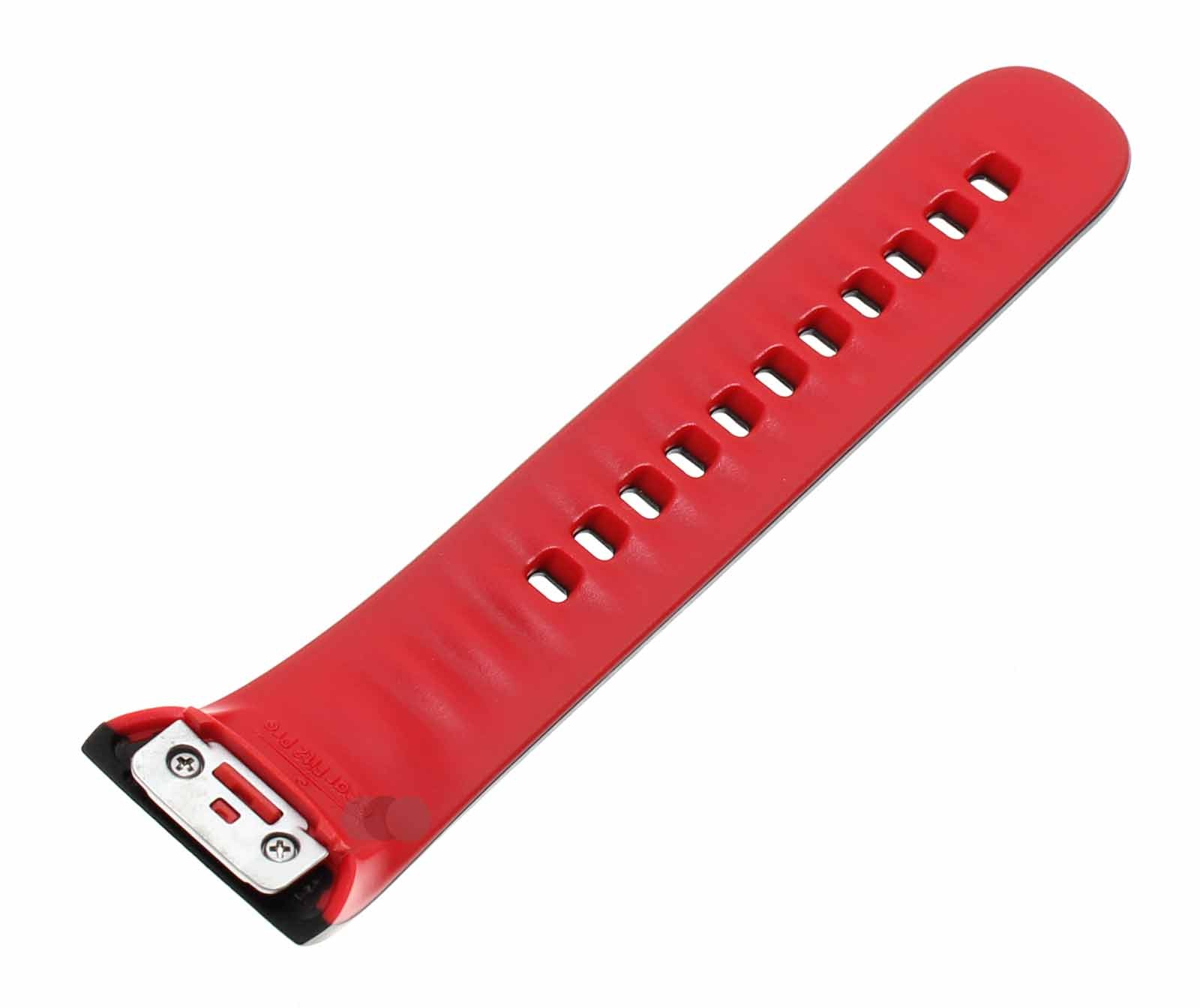 Original Samsung Gear Fit 2 Pro (SM-R365) Uhrenarmband Gr. S schwarz / rot, GH98-41597A, Verstellgurt, Lochriemen