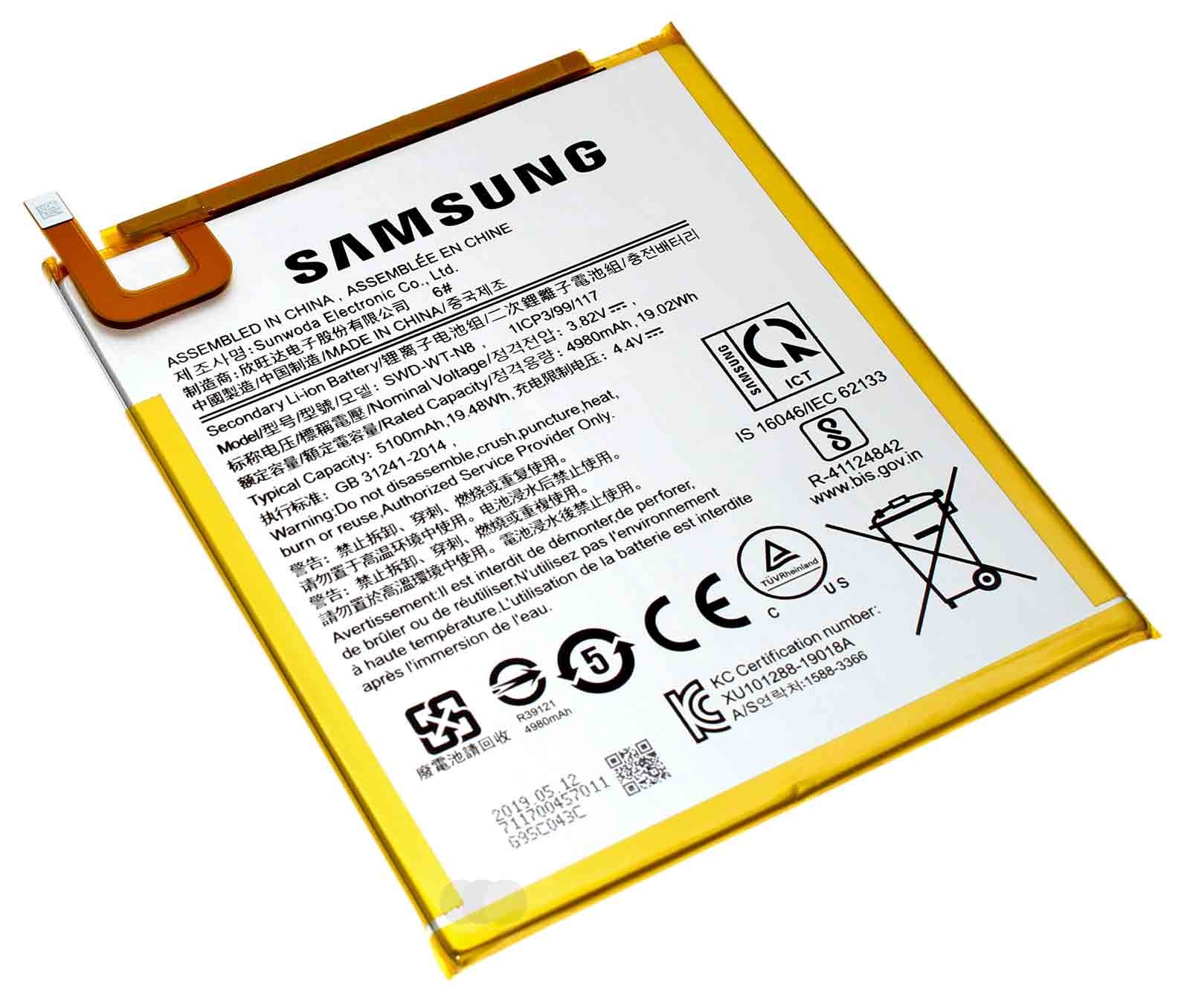 Original Samsung GH81-17145A ATL2798B7 SVC Akku für Samsung Galaxy Tab A 8.0 2019 SM-T290, 3,82V 4980mAh