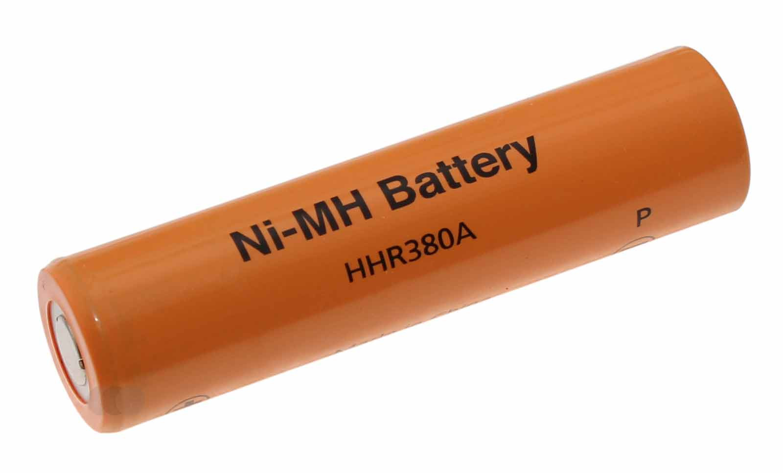 Panasonic HHR380A 4/3 A NiMH Spezial Akku, Industriezelle, Flat Top, 1,2V, 3800mAh
