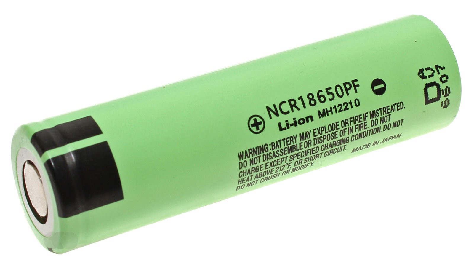 Panasonic NCR18650PF Li-Ion Spezial Akku (Industriezelle) ungeschützt mit 3,6 Volt und 2900mAh Kapazität