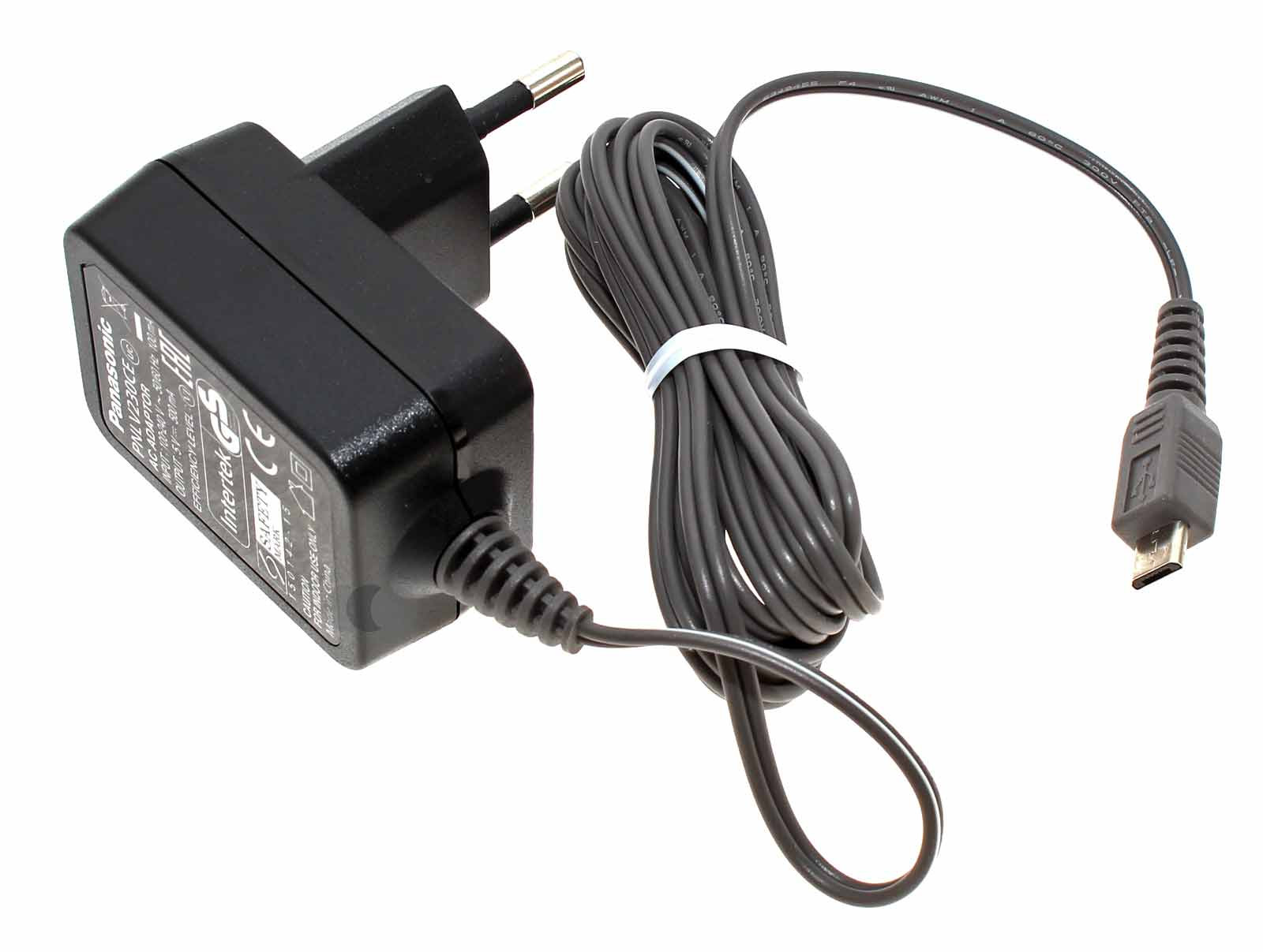 Panasonic PNLV230CE Netzteil, Ladegerät für KX-TU325 EX, KX-TU329 EX, KX-PRX150 u.a., 5V, 500mA