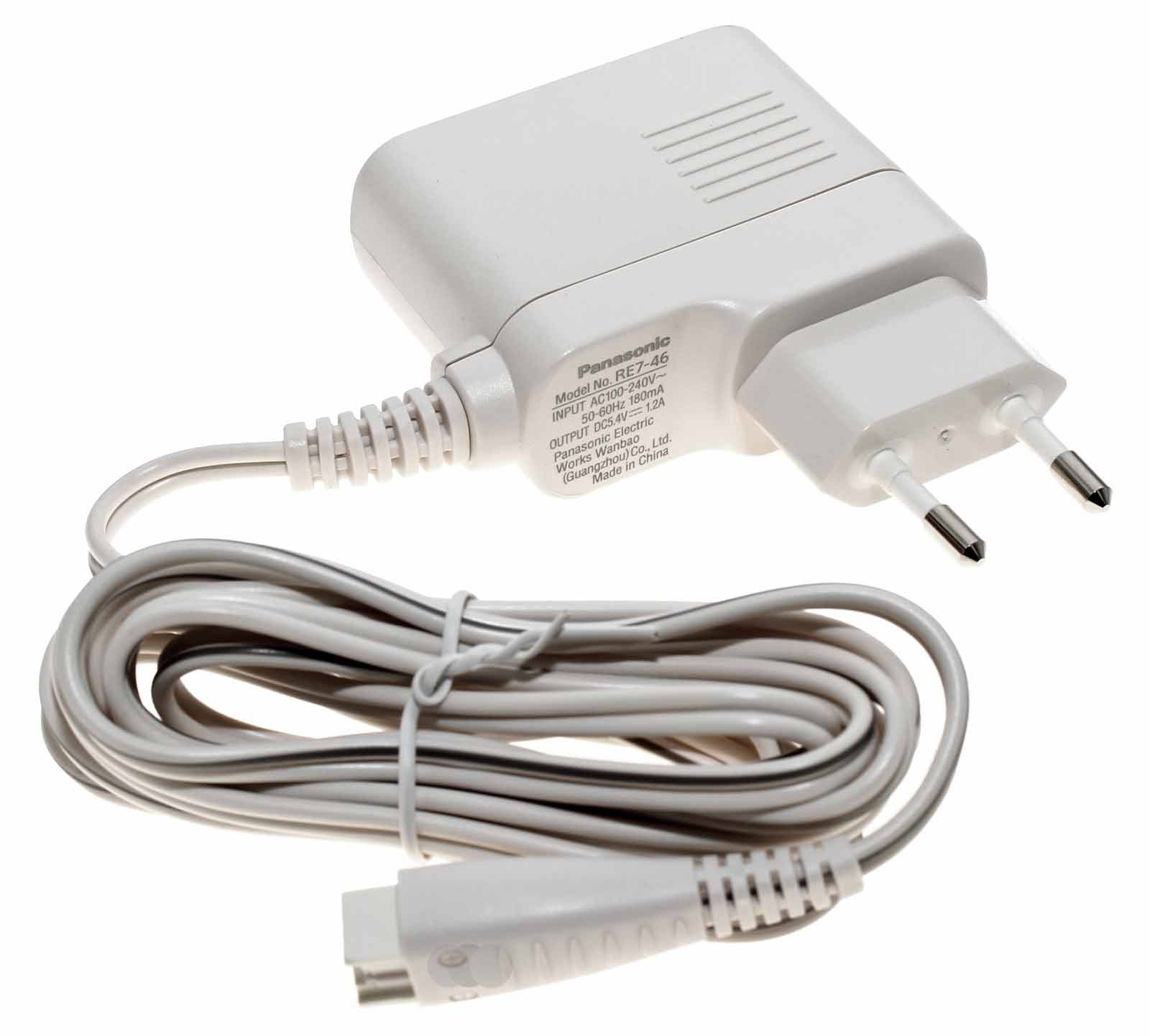 Panasonic RE7-46 Ladegerät Netzteil für ES-2064, ES-2067, ES-WD10, ES-WD60, ES-WD70, EW-DJ40, WES2067W7664