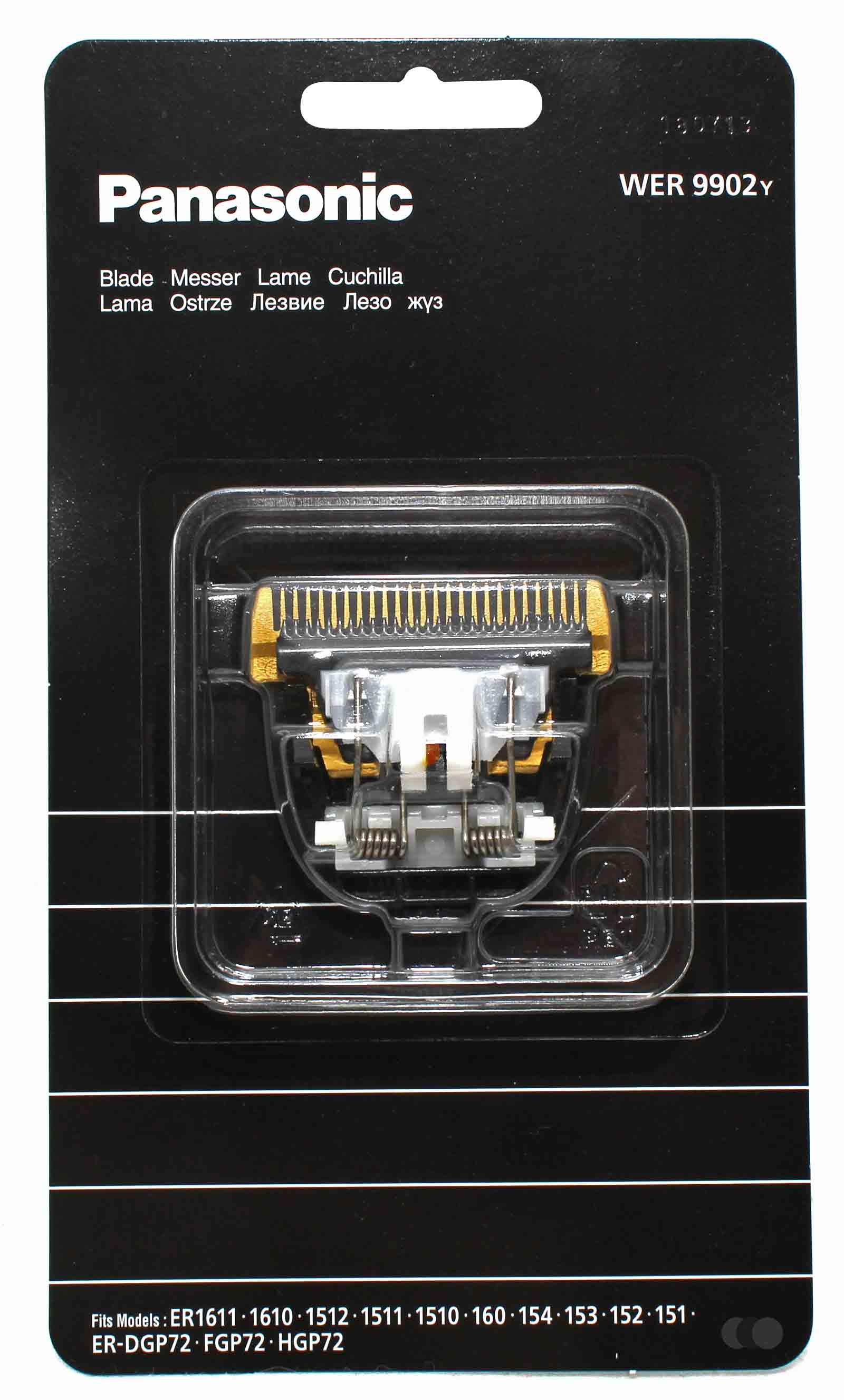 Panasonic WER 9902 Y Ersatz Scherkopf, Messerblock, Klingenblock für Panasonic Haarschneidemaschine, Haarschneidegerät ER1610 ER1510 ER160 ER154 ER-DGP72