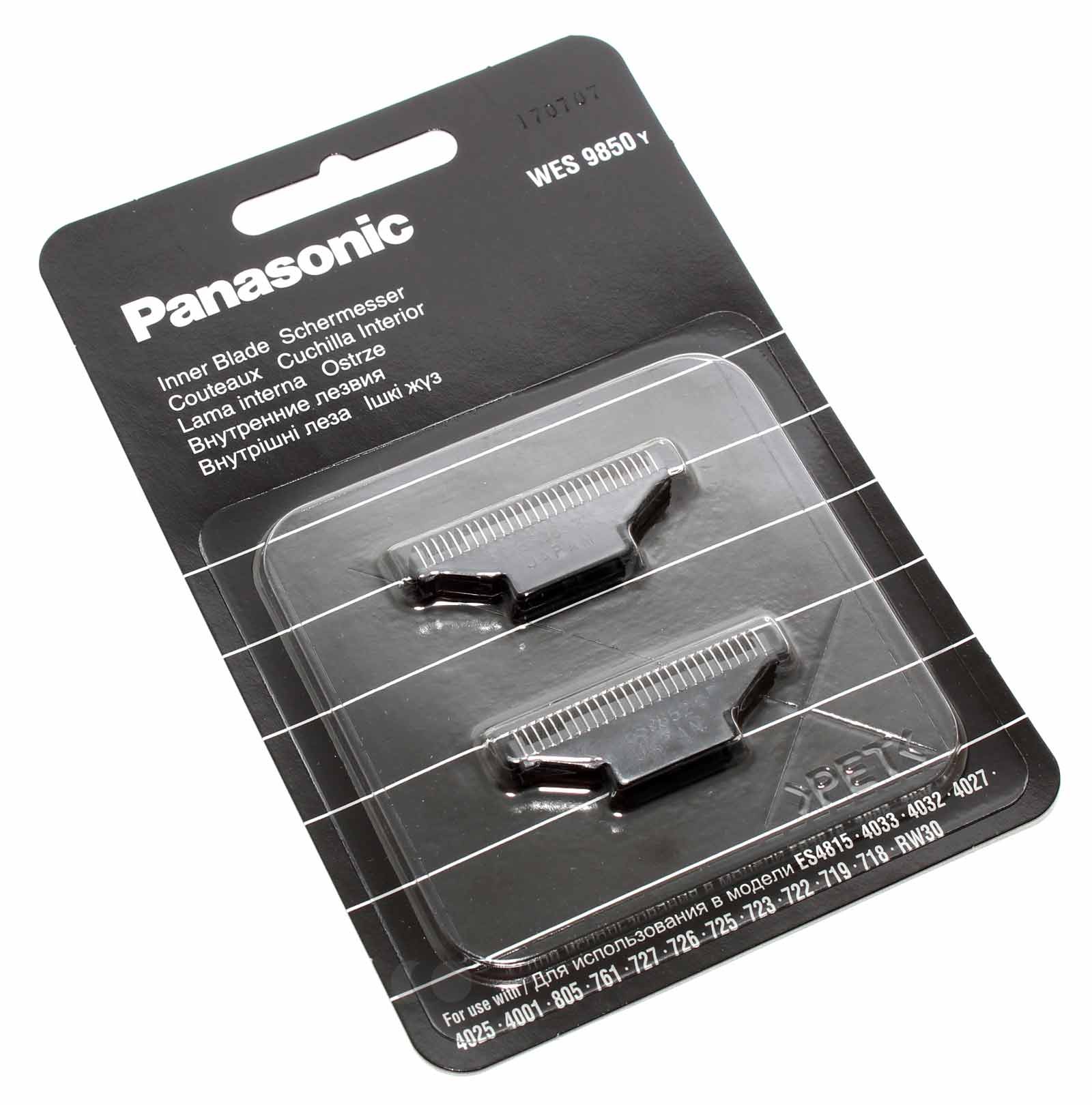 Panasonic WES9850Y Ersatzklinge, Scherklinge, Klingenblock Für Rasierapparat ES-RW30, ES4001, ES4025, ES4027, ES4029, ES4032, ES4033,  ES718, ES719, ES722, ES723, ES725, ES726, ES727, ES761.