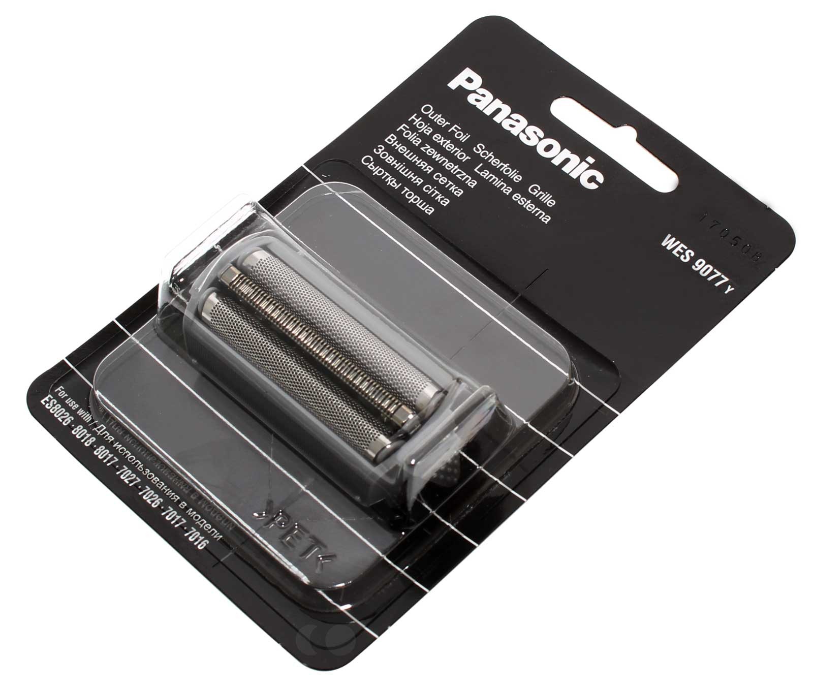 Panasonic WES 9077 Y Scherblatt, Scherfolie für Rasierapparat ES7027, ES8017, ES8018, ES8026