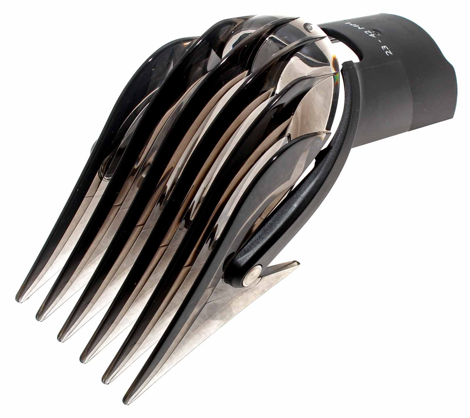 Original Philips 23-42mm Kammaufsatz, Aufsteckkamm für Philips QC5770 Haarschneider, Haartrimmer, Haarschneidegerät, Ersatzteil Teilenummer 422203617731