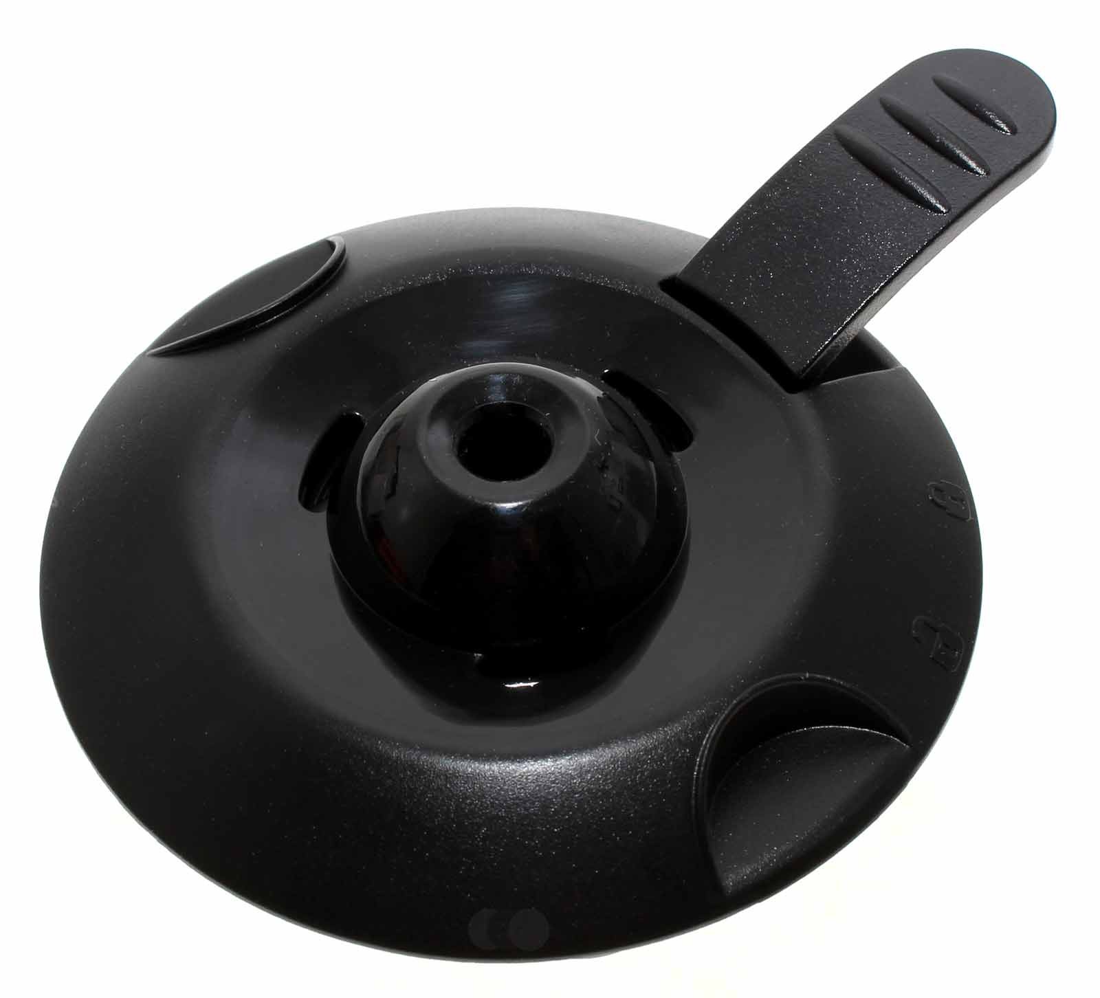 Philips Kannendeckel in Farbe schwarz für die Thermoskanne der Senseo Switch und Daily Collection Kaffeemaschinen, Ersatzteil Teilenummer CP9069