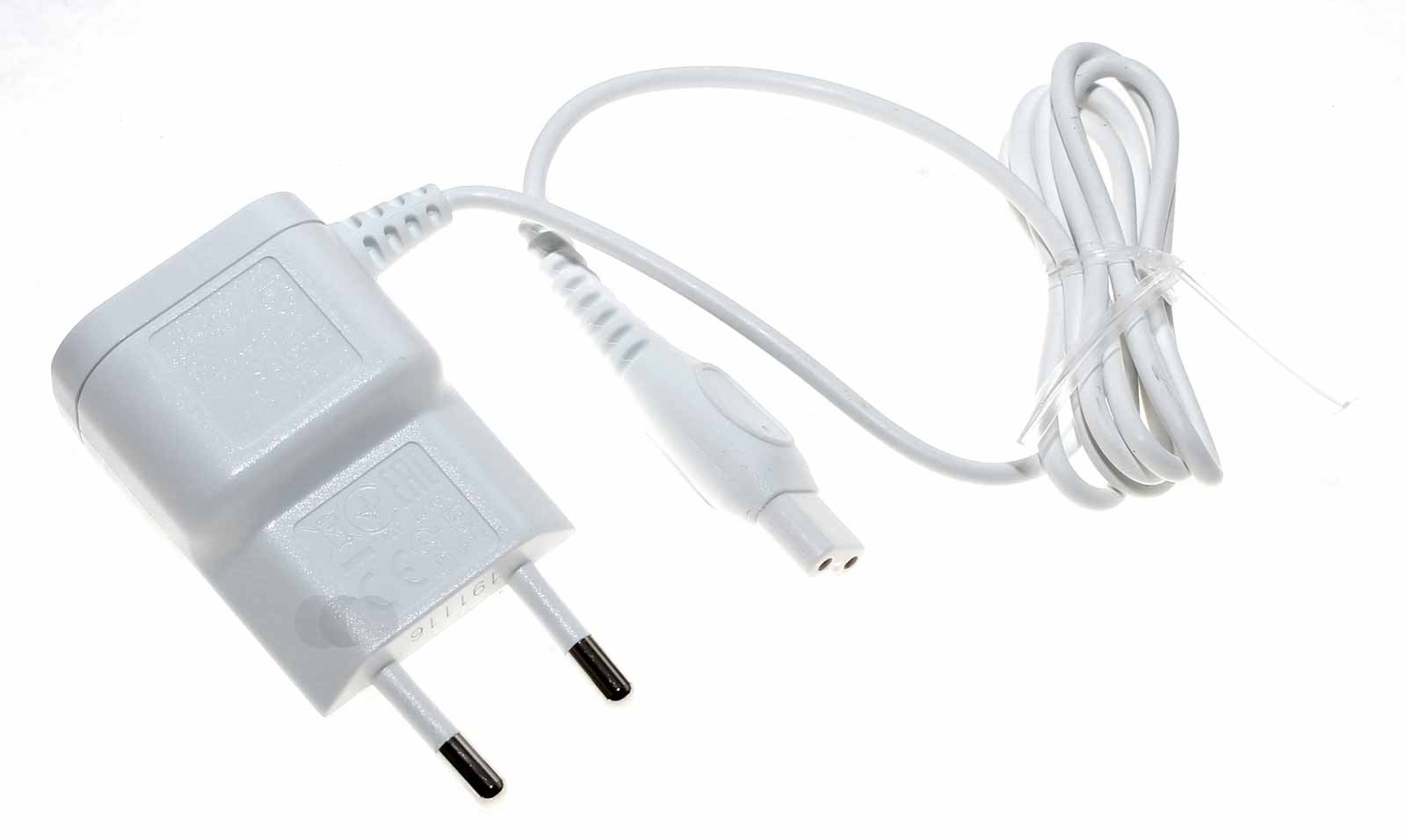 Philips HQ850 Ladekabel Netzteil weiss für AT750, BG2025, S5050, QP2530 u.a., SSW-1789EU, 8V, 100mA
