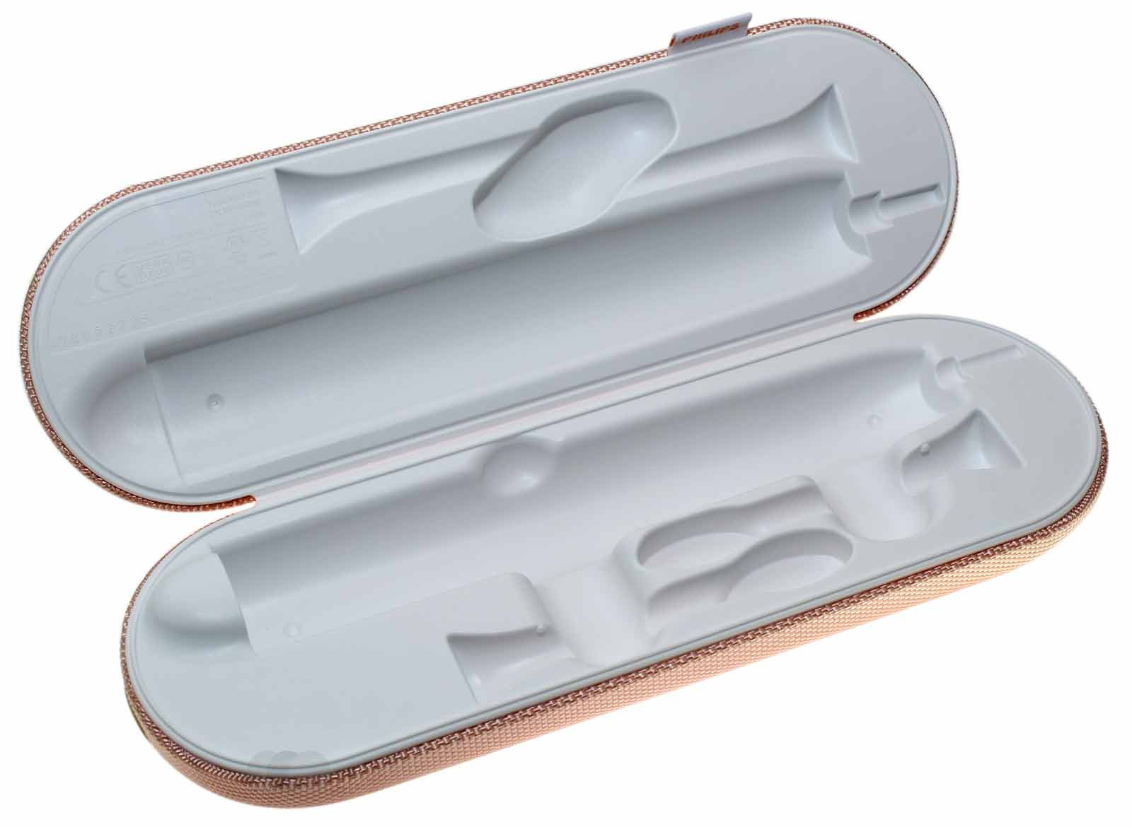 Philips HX9210 CP0475 Aufbewahrungsbox USB-Ladegerät Reiseetui für Philips Sonicare DiamondClean HX9350, rosa