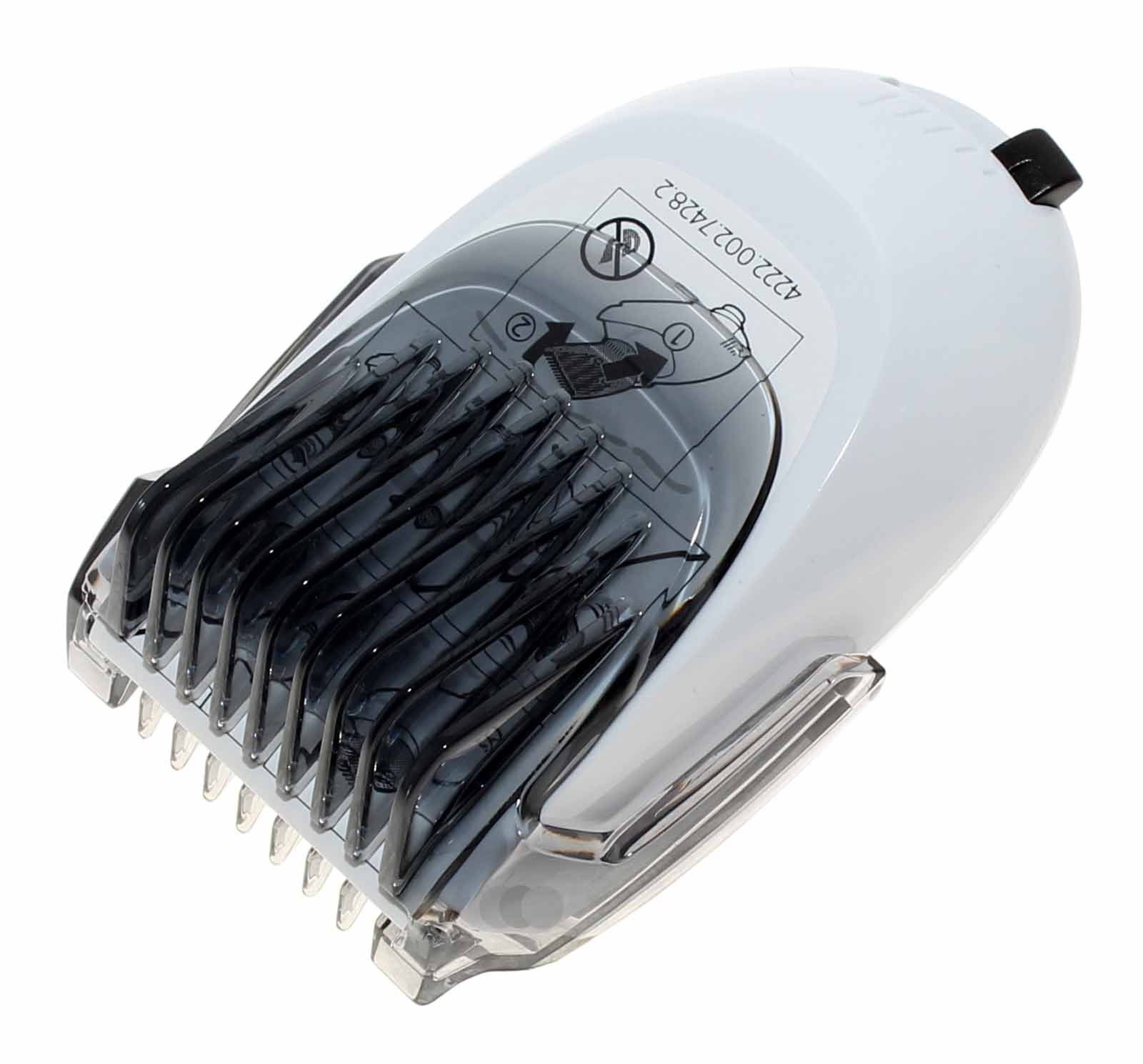 Philips RQ111 Click-On Styler Präzisionstrimmer Bartschneider Kammaufsatz für SensoTouch Arcitec Rasierapparate | weiss
