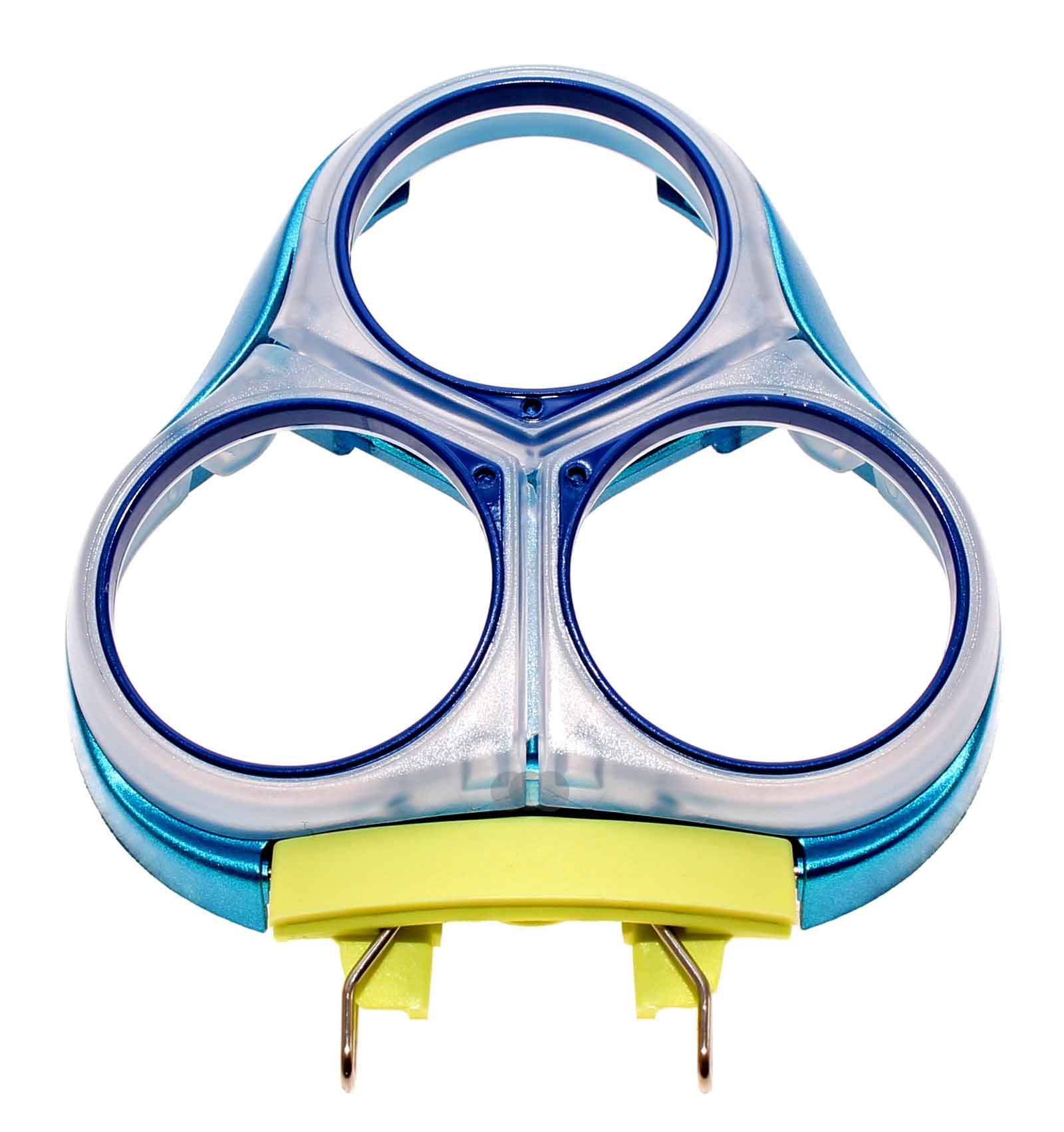 Philips Scherkopfrahmen Scherkopf Halter blau für HQ7740, HQ7760, HQ7780 CoolSkin Rasierer, 422203610990