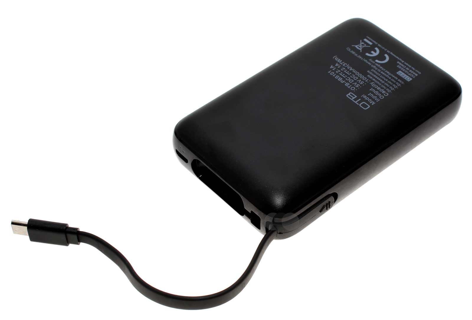 Powerbank OTB-PBS101 externer Li-Polymer Akkupack mit 10000mAh Micro-USB USB-C iPhone