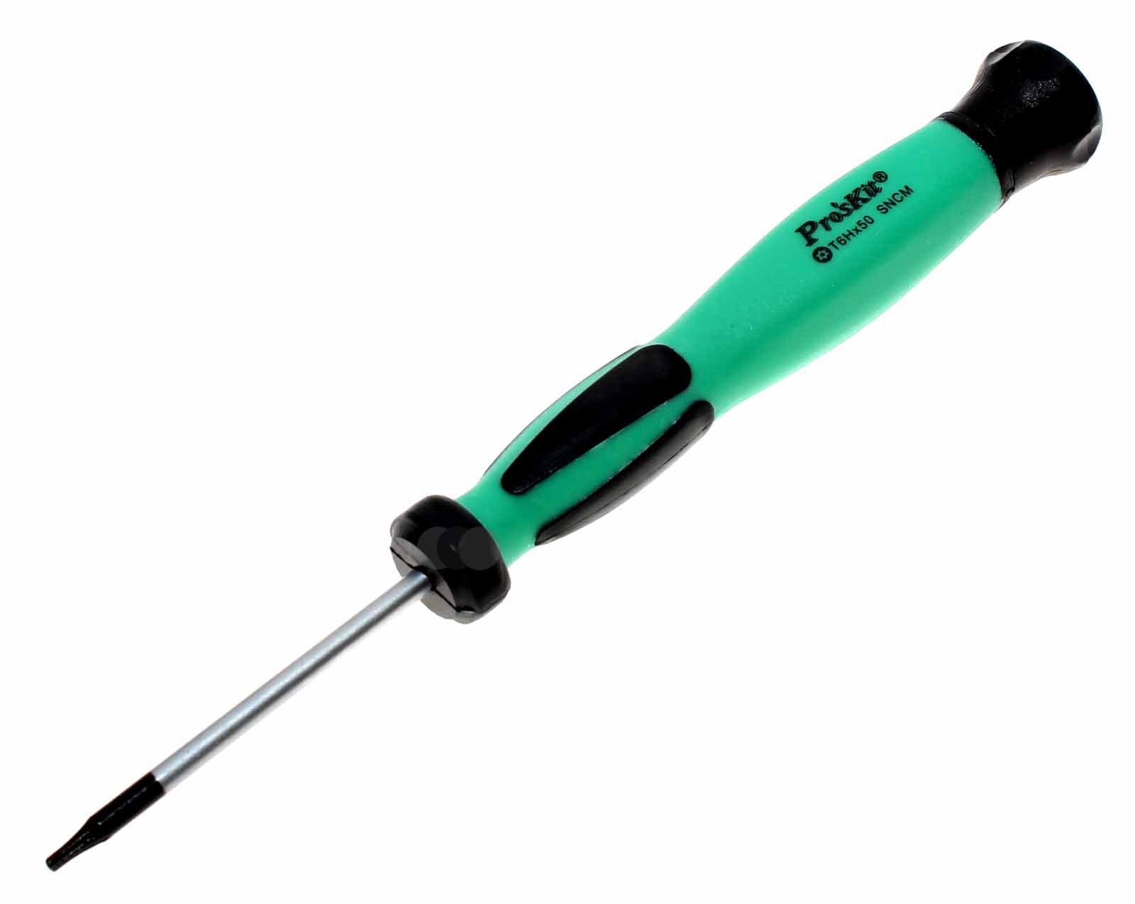 ProsKit Torx T6Hx50 Schraubendreher Schraubenzieher mit Loch, ESD antistatisch, SD-083-T6H