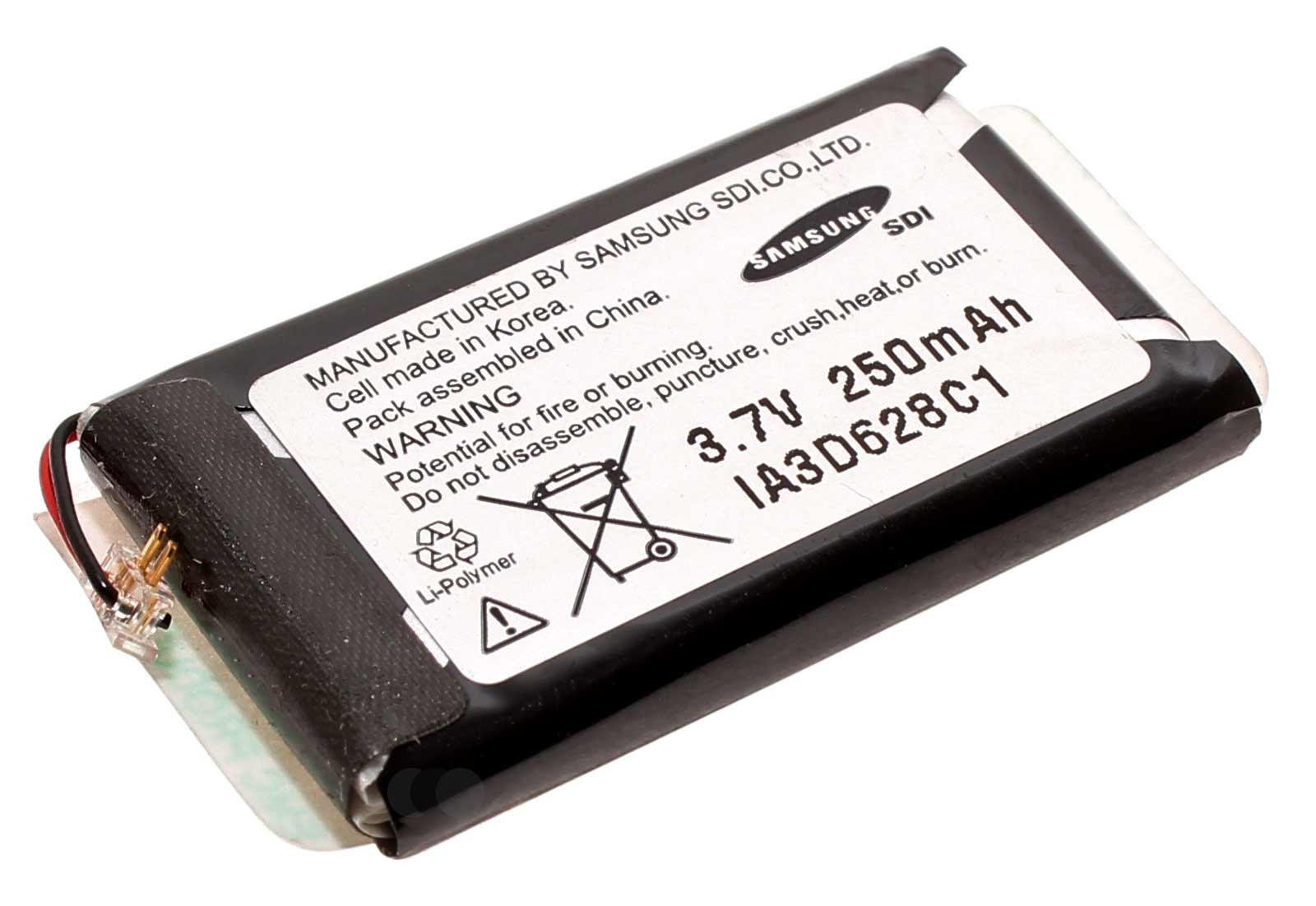 Original Samsung 4302-001212 Akku für Samsung YP-U3 MP3 Player mit 3,7 Volt und 250mAh Kapazität
