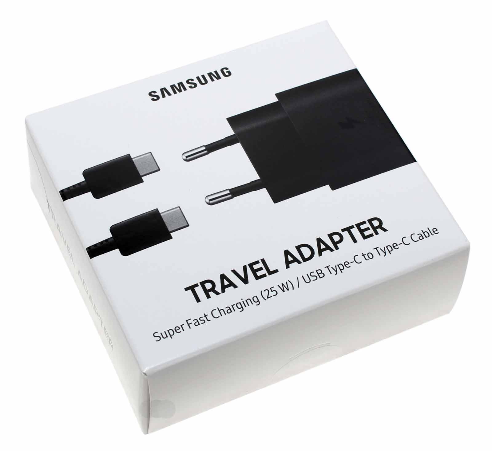 Samsung Ep-TA800 USB Typ-C Schnellladegerät 25W schwarz, EP-TA800XBEGWW, Ladeadapter, Netzteil
