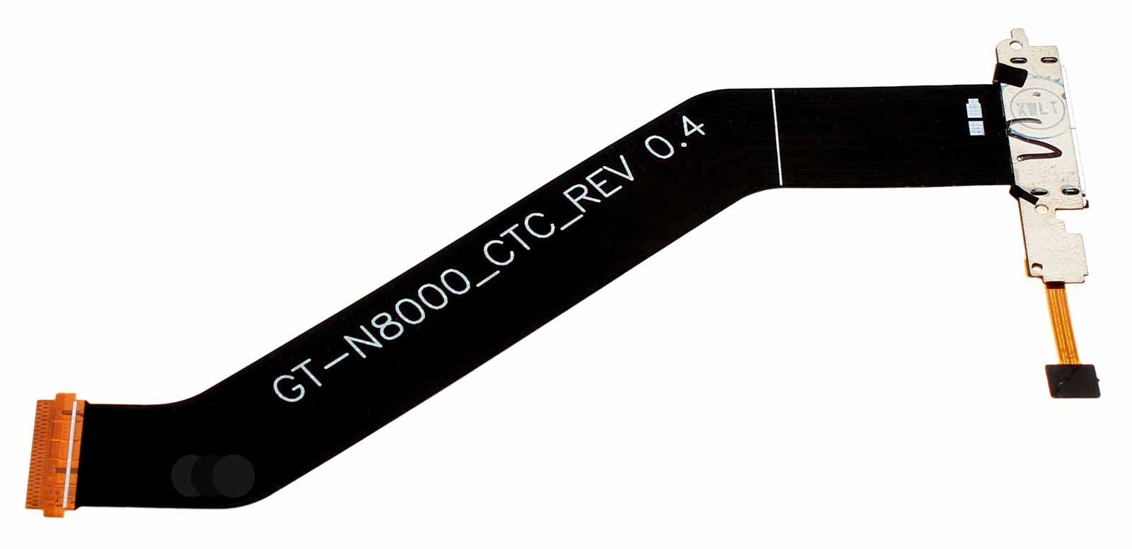 Samsung Galaxy Note 10.1 GT-N8010 Tablet Charging Port Flex Cable, Ladebuchse, Anschluss, Flex Kabel, Dock Connector, inkl. Mikrofon, Ersatzteil Teilenummer GT-N8000_CTC_REV 0.4, bzw. GH5912404A