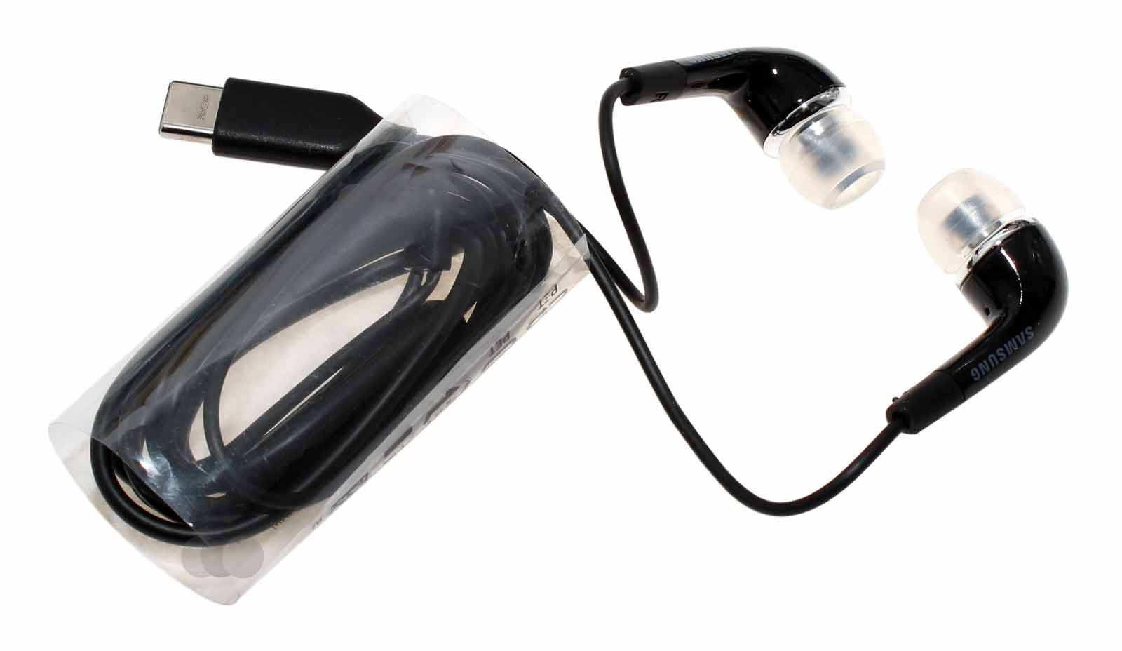 Samsung EHS64AVFWE, GH59-15164A, GH59-15077A In-Ear Kopfhörer Galaxy A80 | USB-C 1m Kabel, schwarz, 