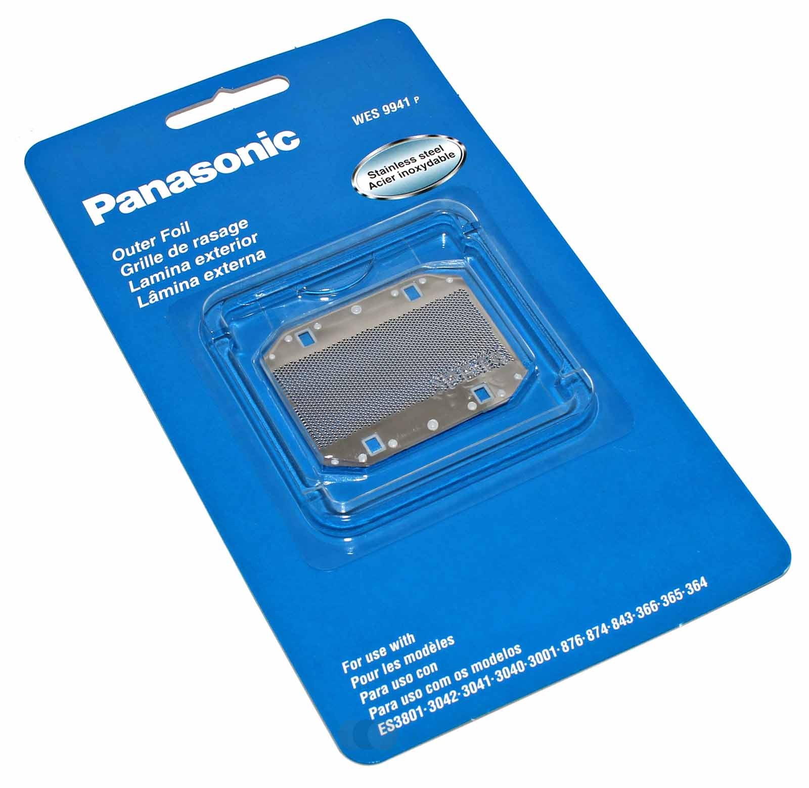 Original Panasonic WES9941p Scherblatt, Scherfolie passend für Rasierapparat, Rasierer ES3801, ES3042, ES3041, ES3040, ES3001, ES876, ES874, ES843, ES366, ES365, ES364