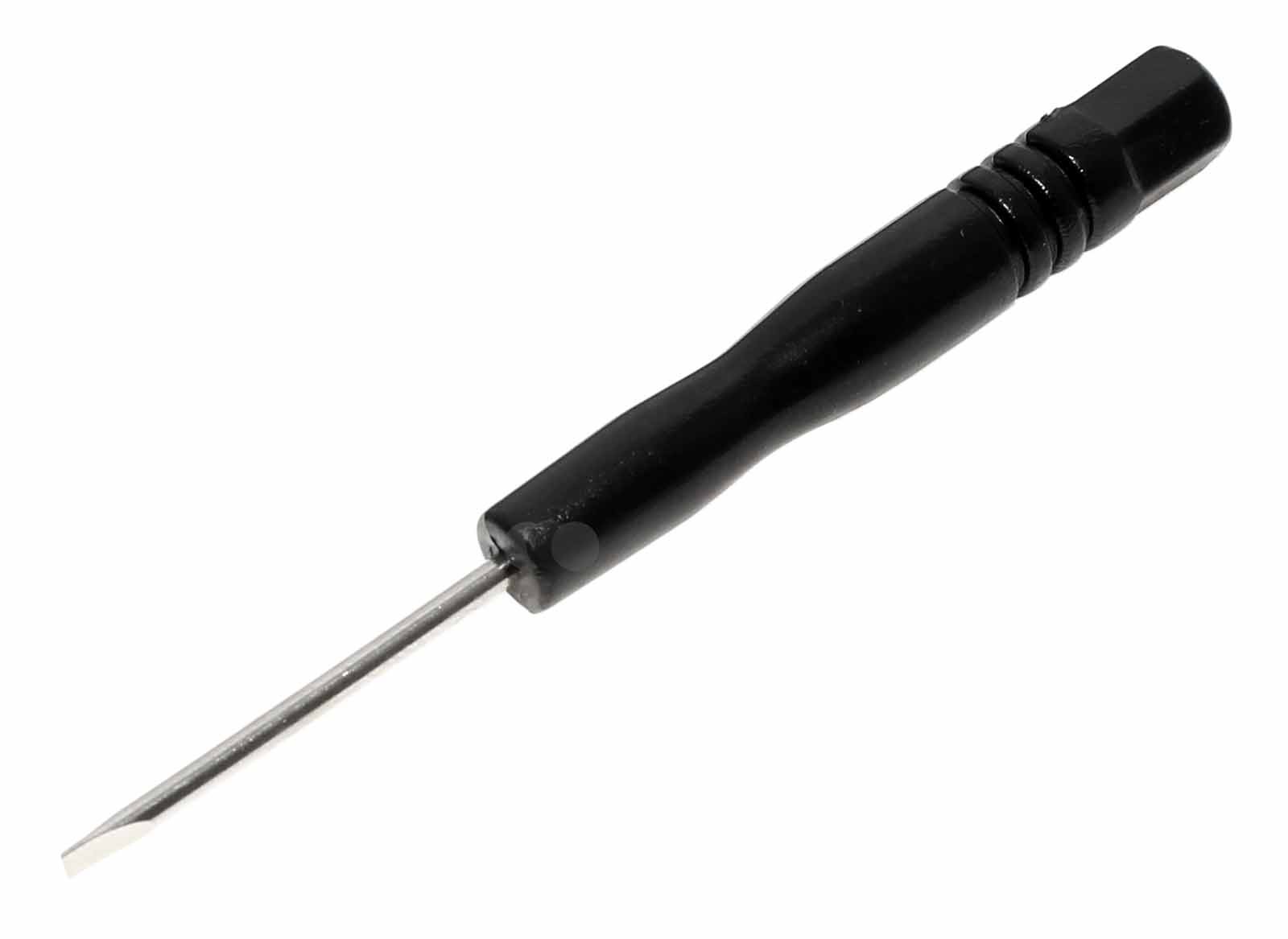 Einfacher, kleiner, ungehärteter Schlitz Schraubendreher bzw. Schraubenzieher, 8,5cm lang, 2mm Klingenbreite, Reparatur Werkzeug