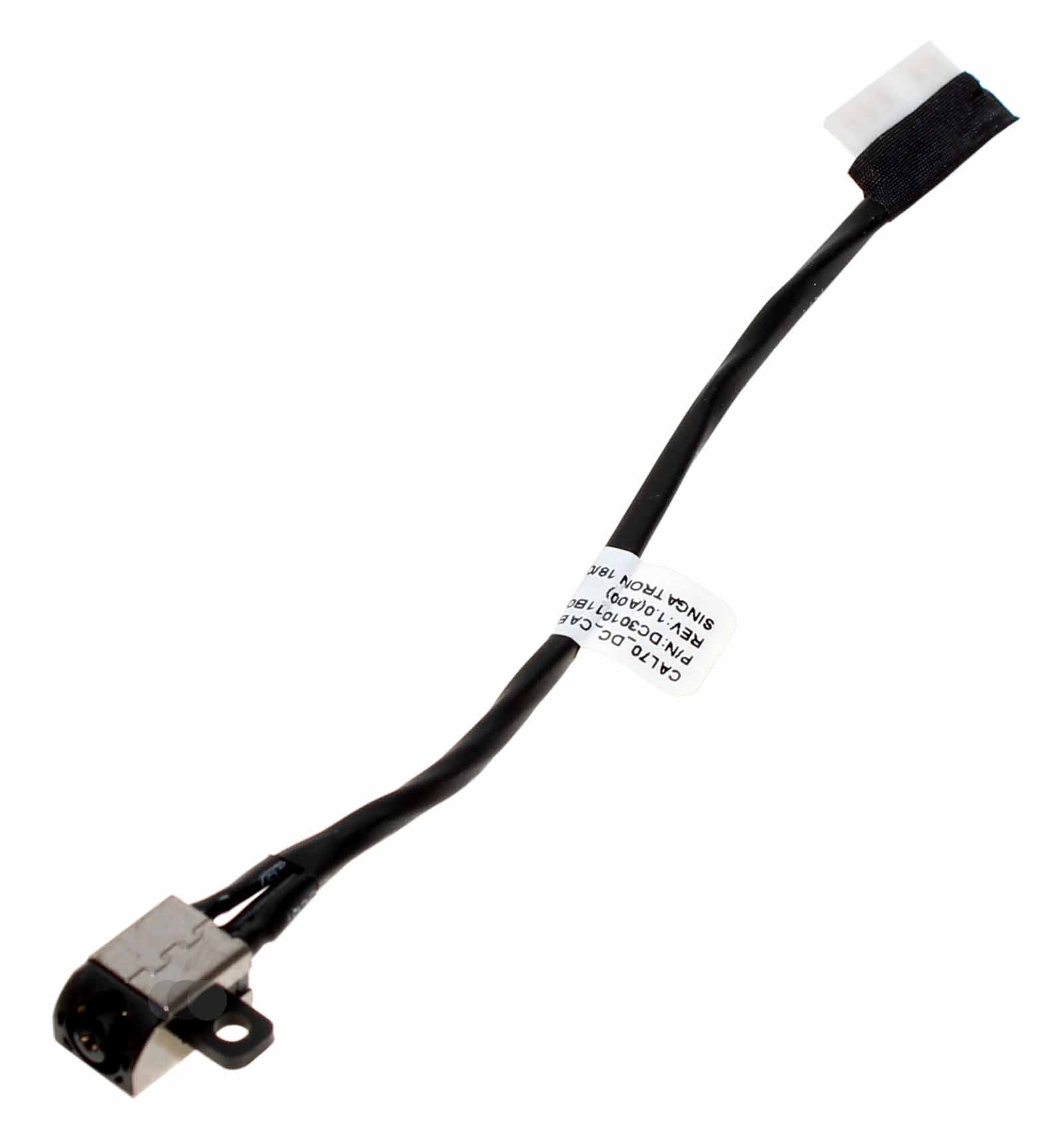 Netzteilbuchse Stromanschluss mit Kabel für Dell Inspiron 15" 5570, 5575, 17" 5770, 5775, wie DC301011B00, 2K7X2