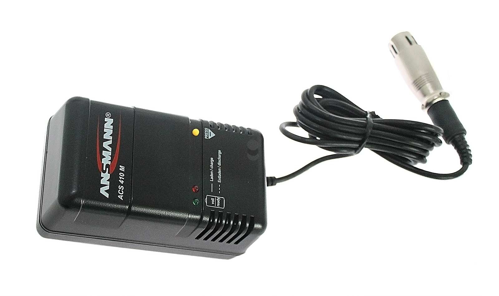Ansmann ACS 410 M Ladegerät für TiCad NiMH 10 VH F STD 12V 13Ah - 3662-1 mit KFZ-Ladefunktion
